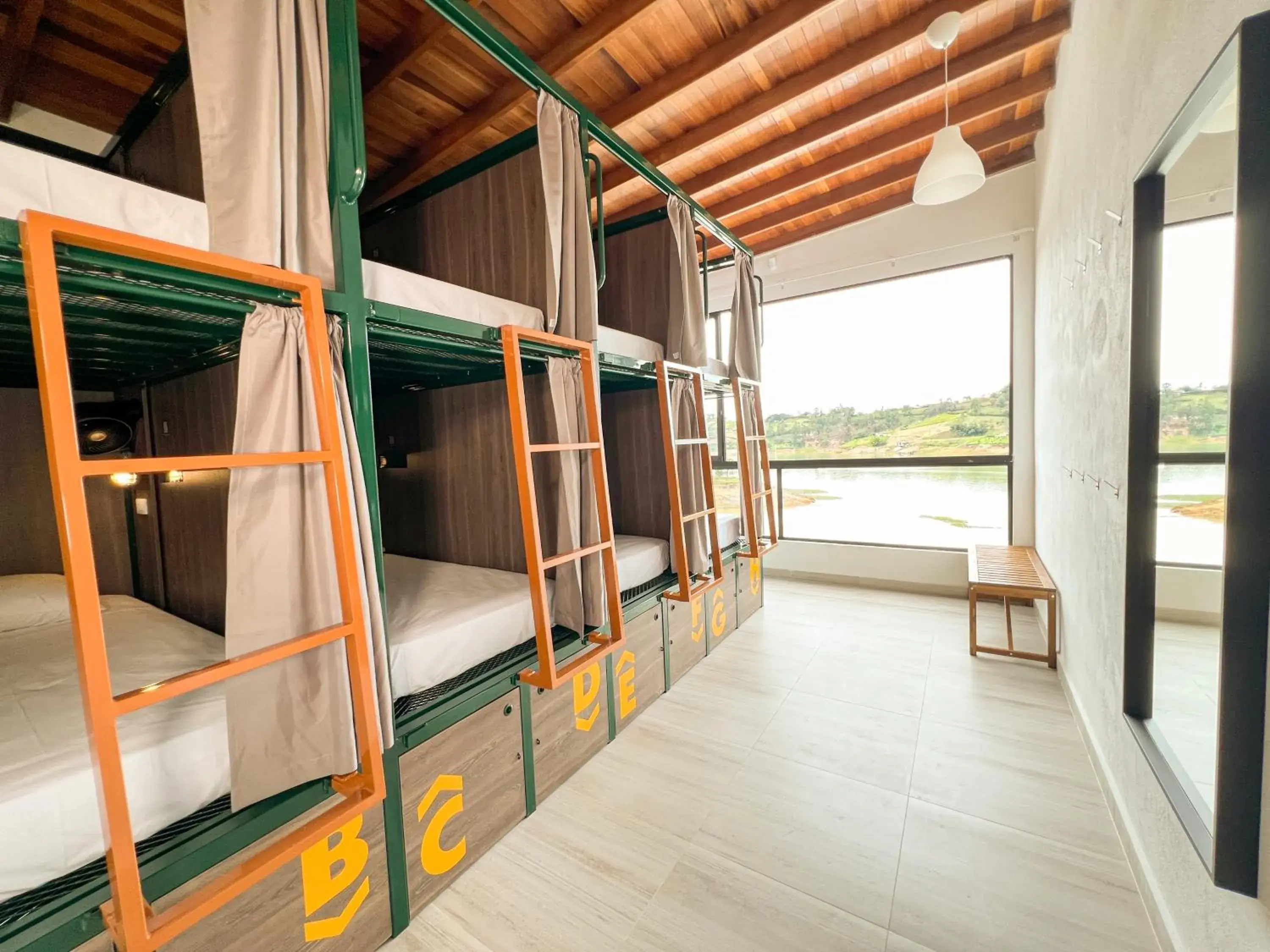 Bed in 8-Bed Mixed Dormitory Room in Viajero Guatapé Hostel & Lake Club Bed in 8-Bed Mixed Dormitory Room in Viajero Guatapé Hostel & Lake Club