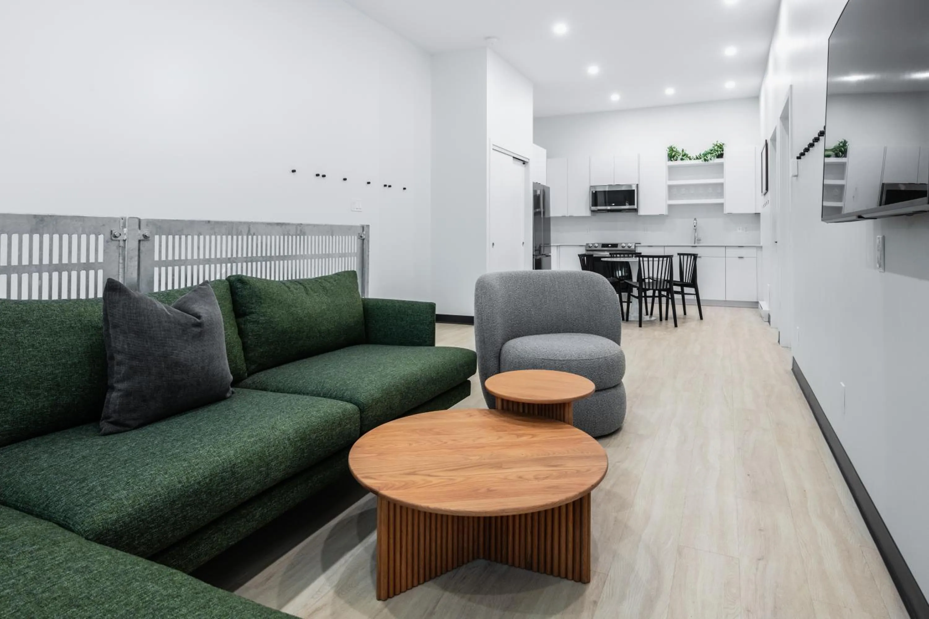 Living room in VRGE Revelstoke