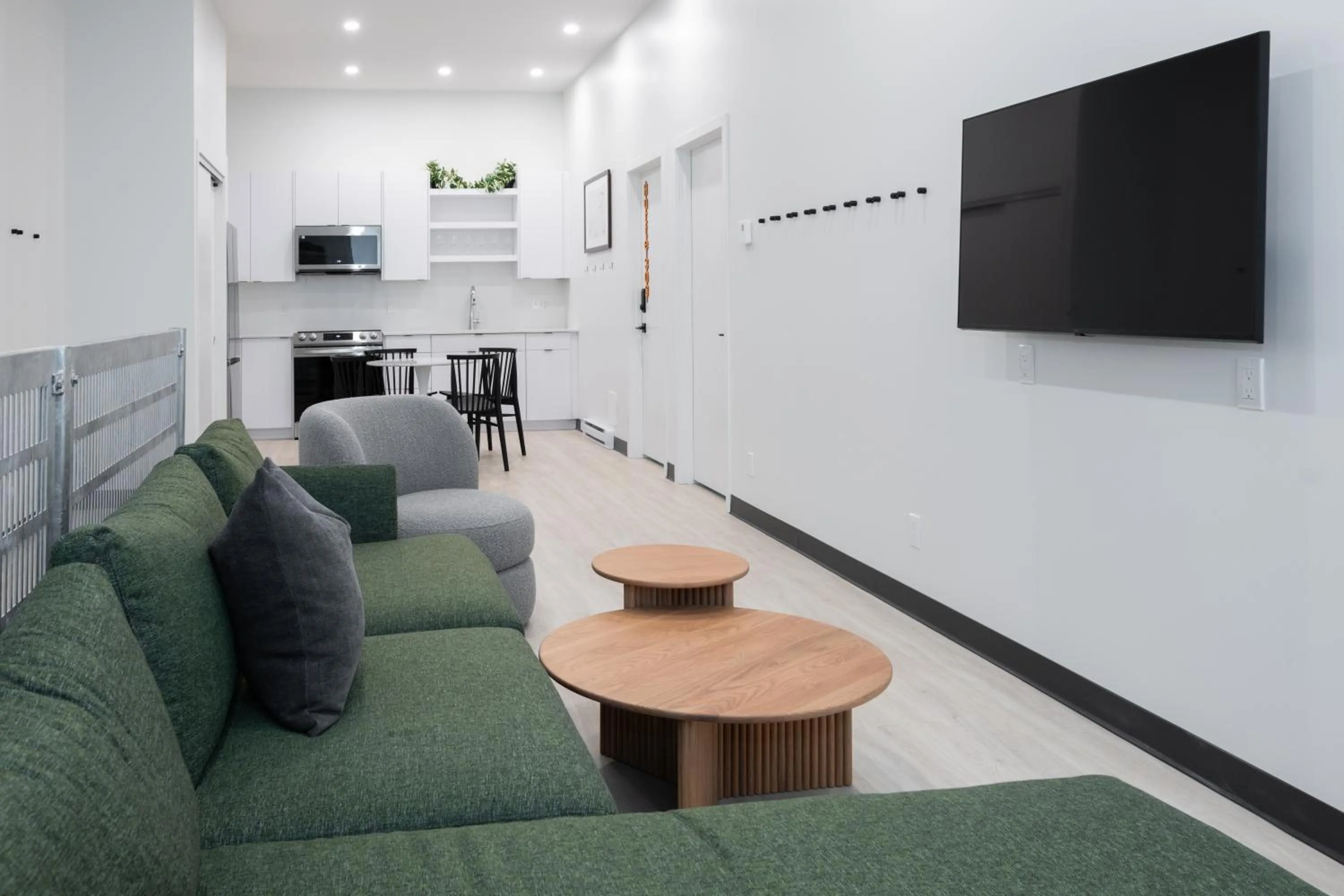 Living room in VRGE Revelstoke