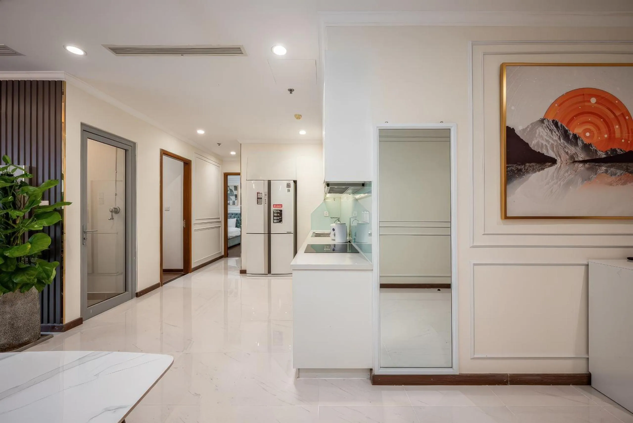 Kitchen or kitchenette in Urban Zen Saigon - Vinhomes Landmark 81