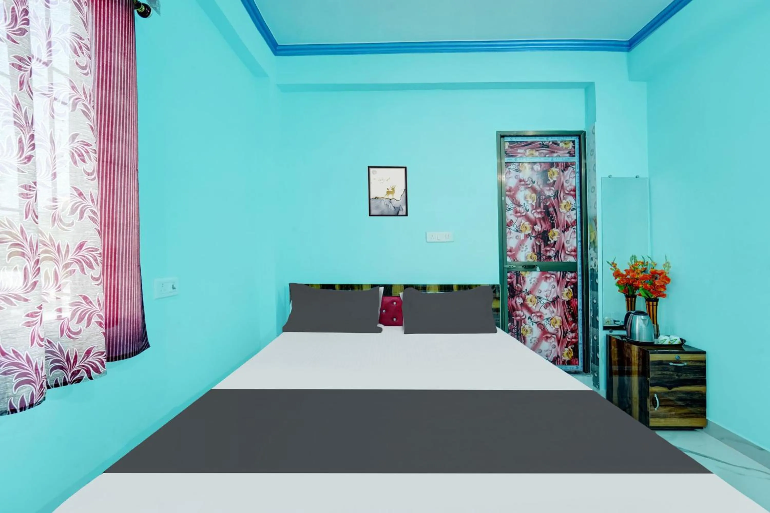 Bedroom, Bed in Hotel O R K Marriage Hall and Guest House