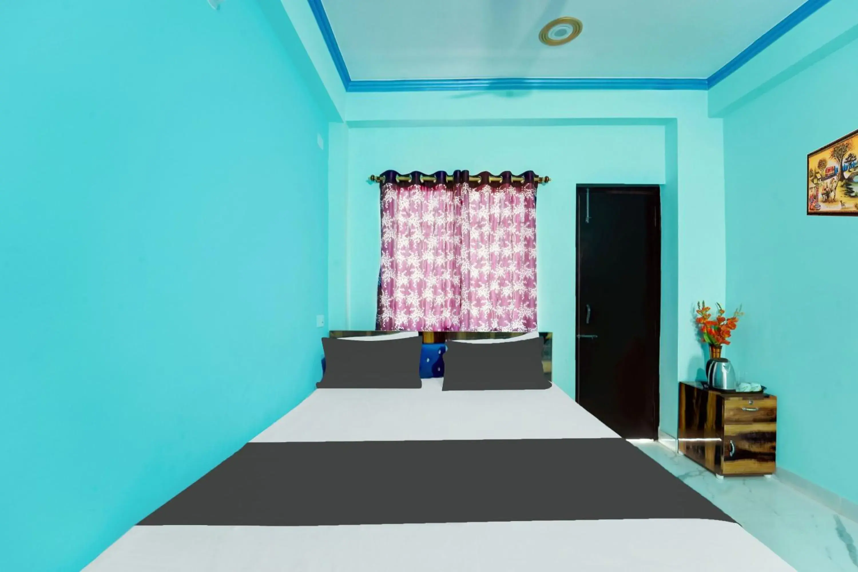 Bedroom, Bed in Hotel O R K Marriage Hall and Guest House Bedroom, Bed in Hotel O R K Marriage Hall and Guest House