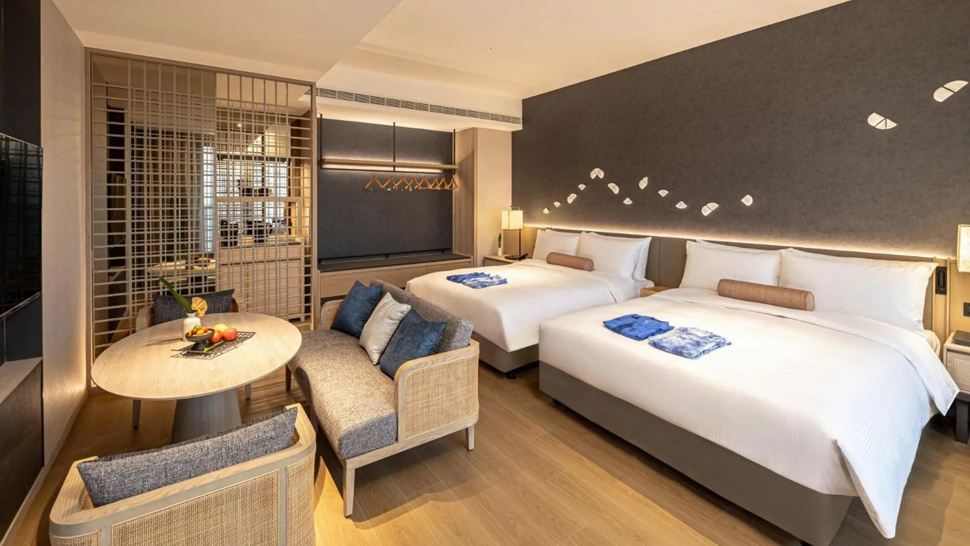 Bedroom, Bed in 北投晶泉丰旅 Wellspring by Silks Beitou