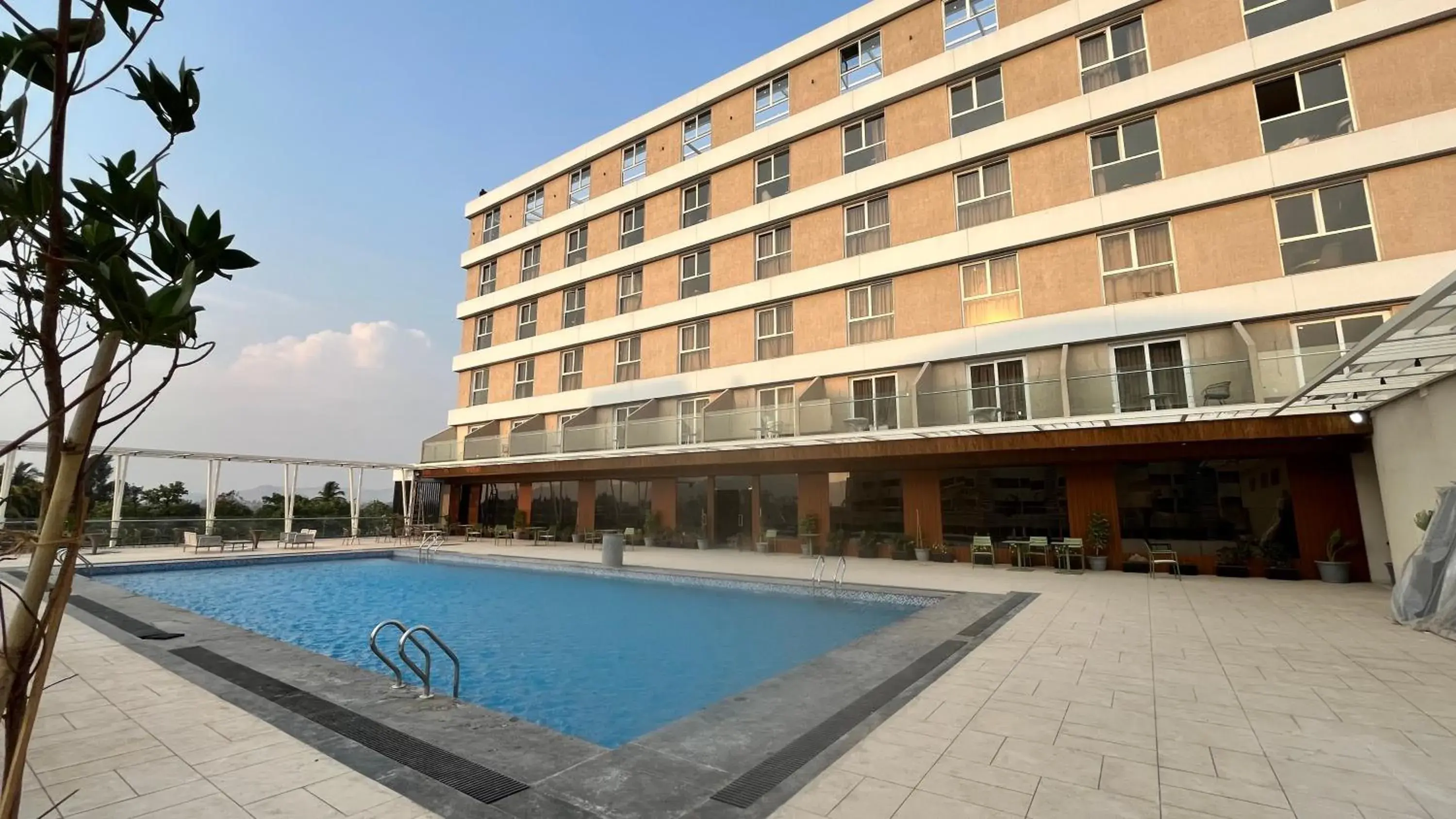 Swimming pool in VITS Satyajeet Karad Swimming pool in VITS Satyajeet Karad