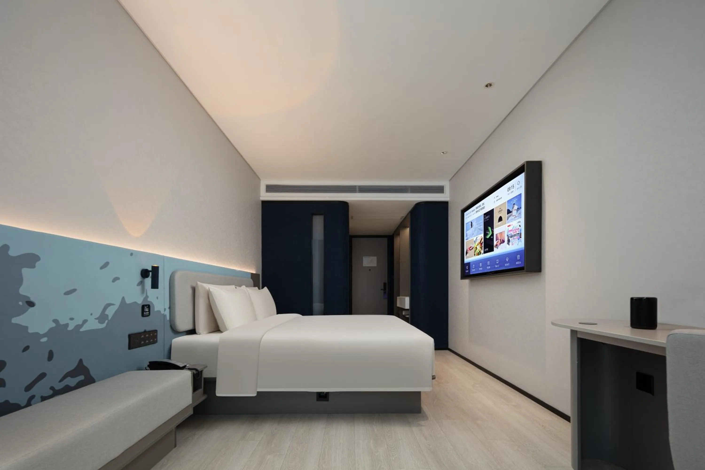 Bedroom, Bed in Atour Light Hotel Shanghai Daning International Shibei High-tech Park