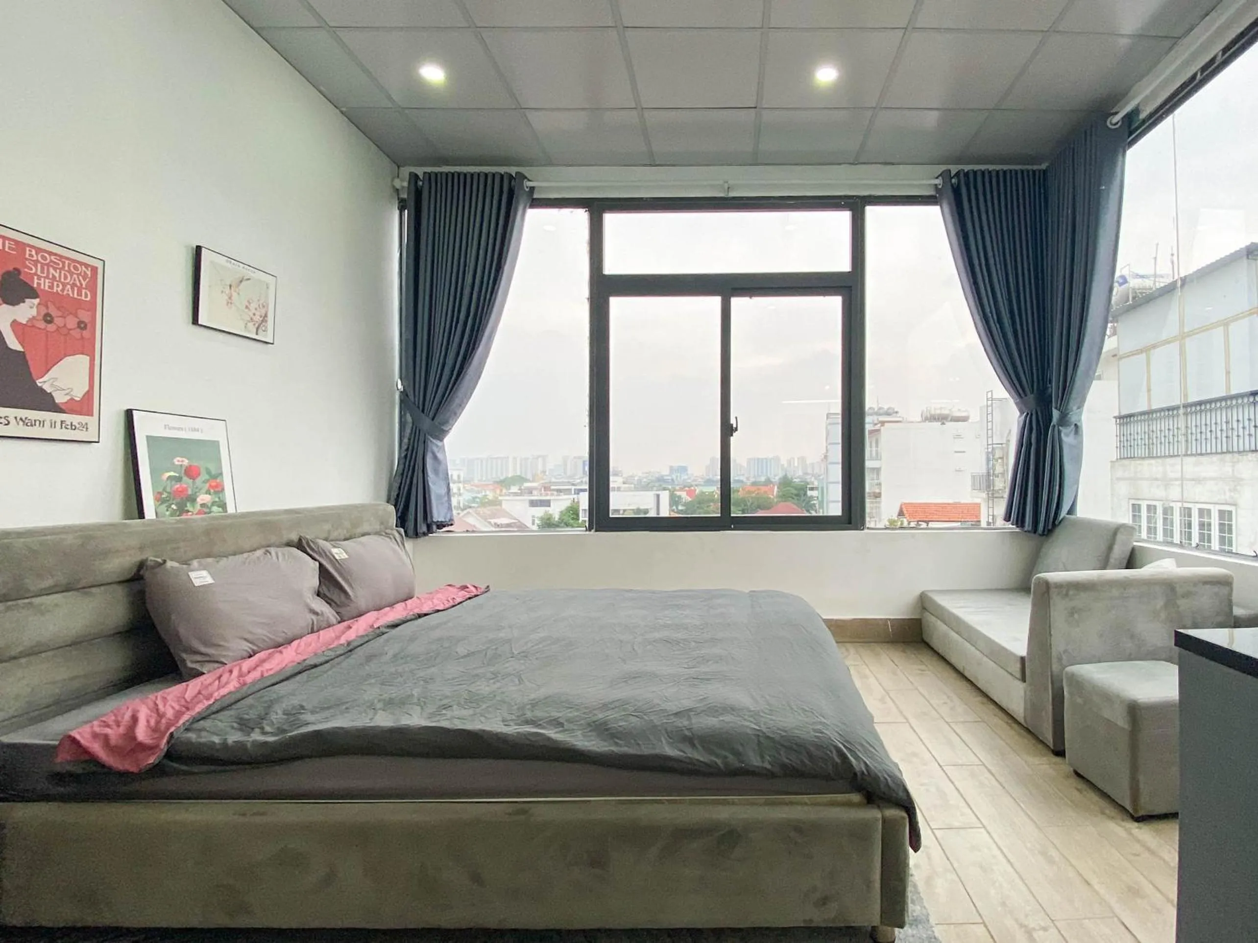 Bed in Zeus Living - Cozy Apartment in Thao Dien