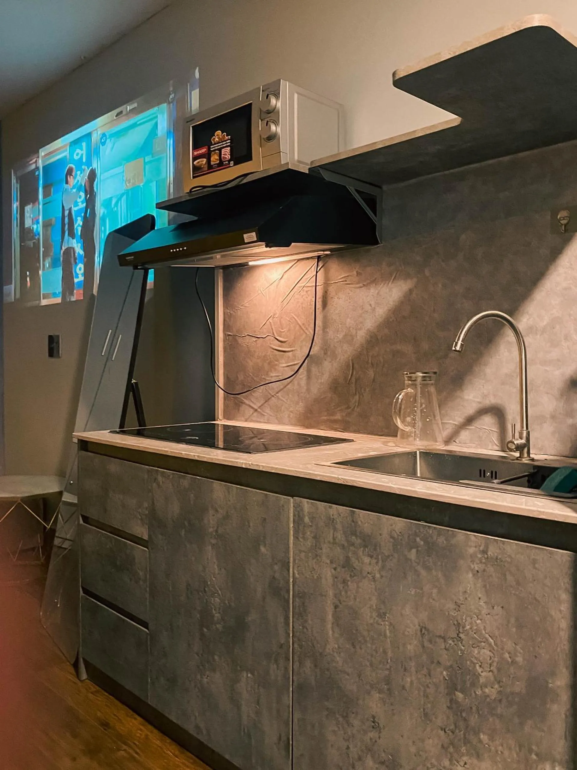 Kitchen or kitchenette in Zeus Living - Cozy Apartment in Thao Dien