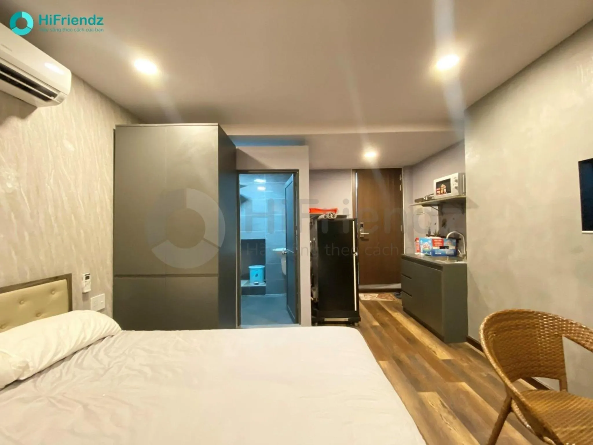 Bed in Zeus Living - Cozy Apartment in Thao Dien