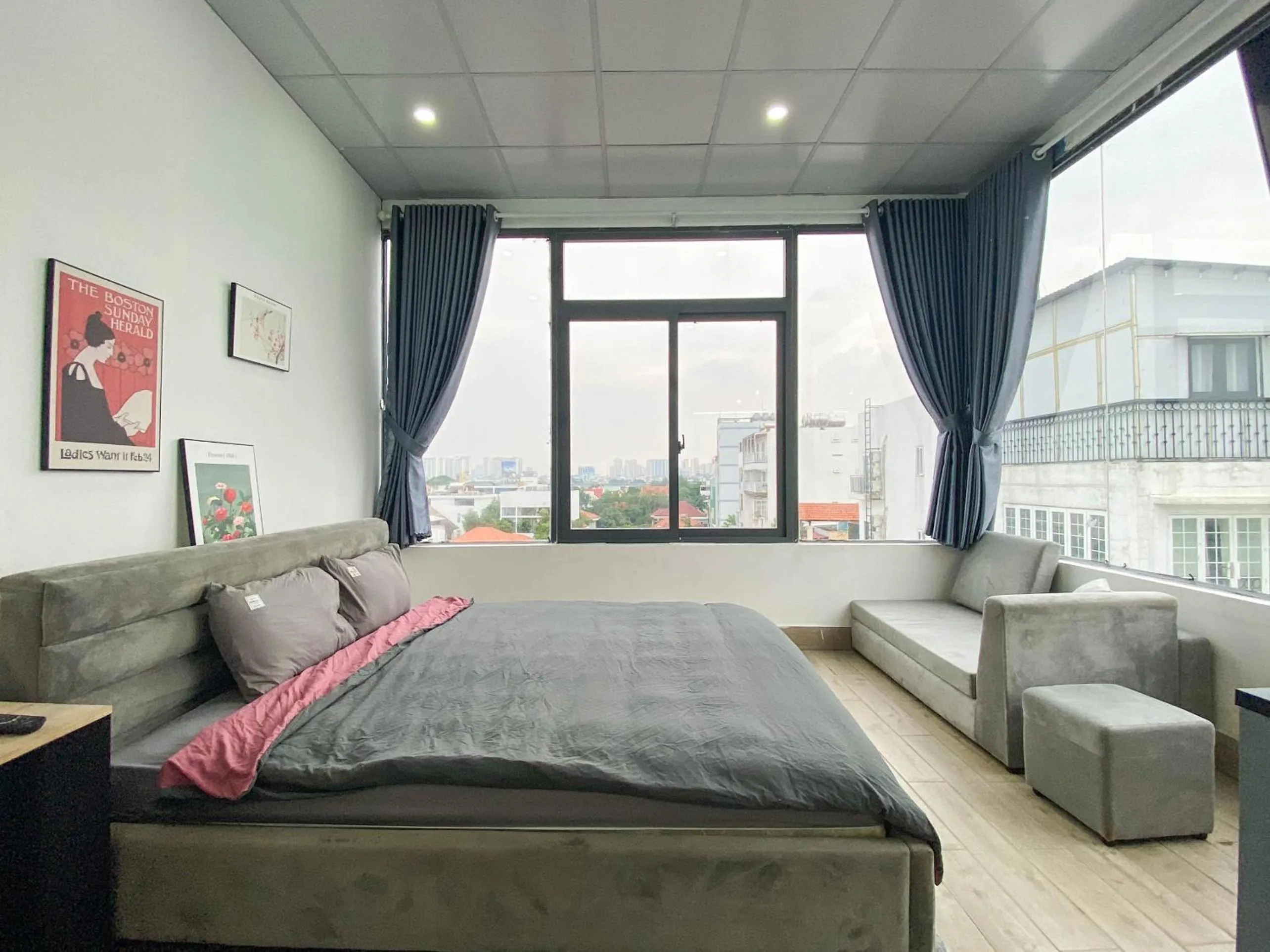Bed in Zeus Living - Cozy Apartment in Thao Dien