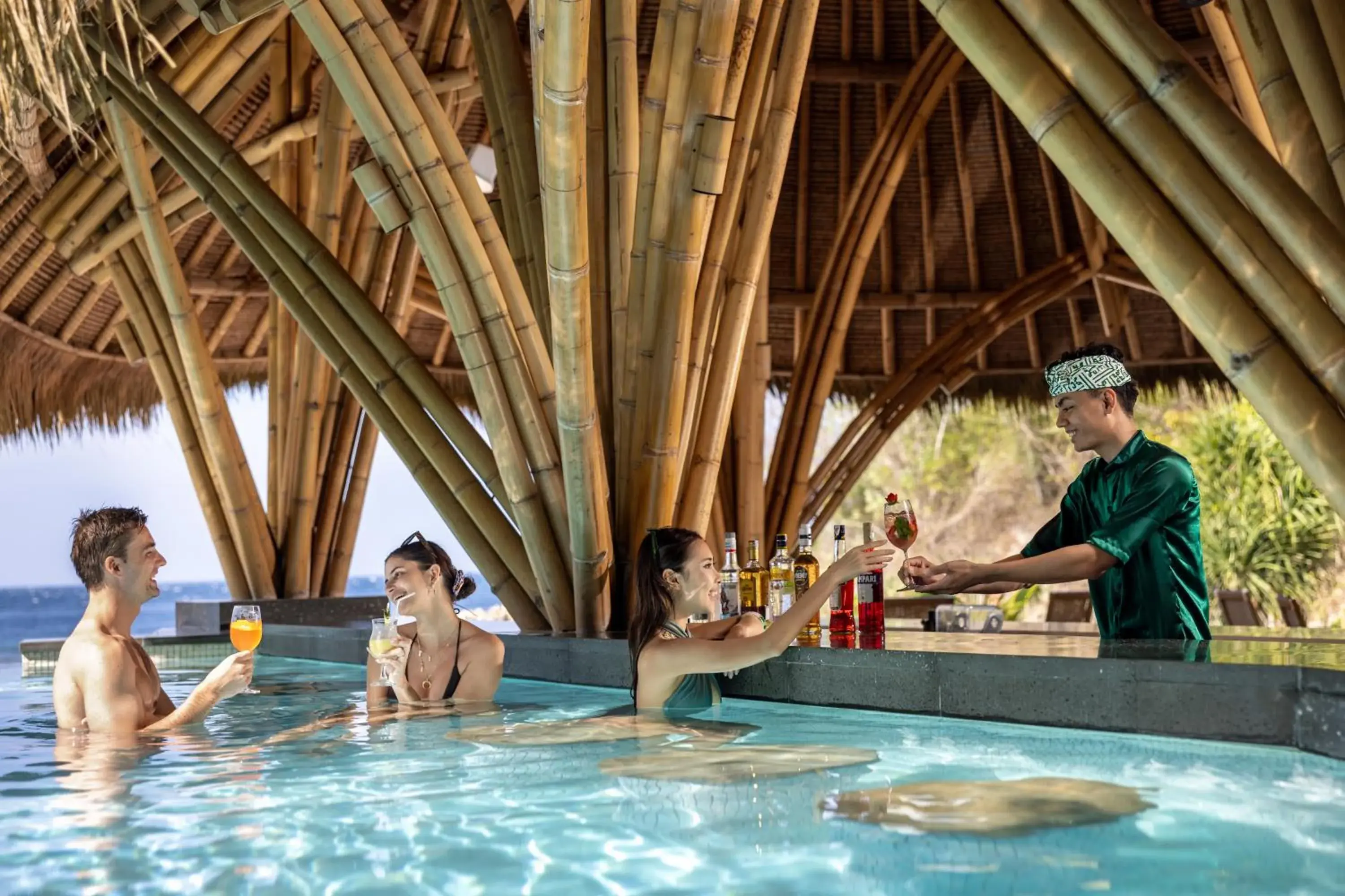 Swimming pool in Semaya Beach Resort Swimming pool in Semaya Beach Resort