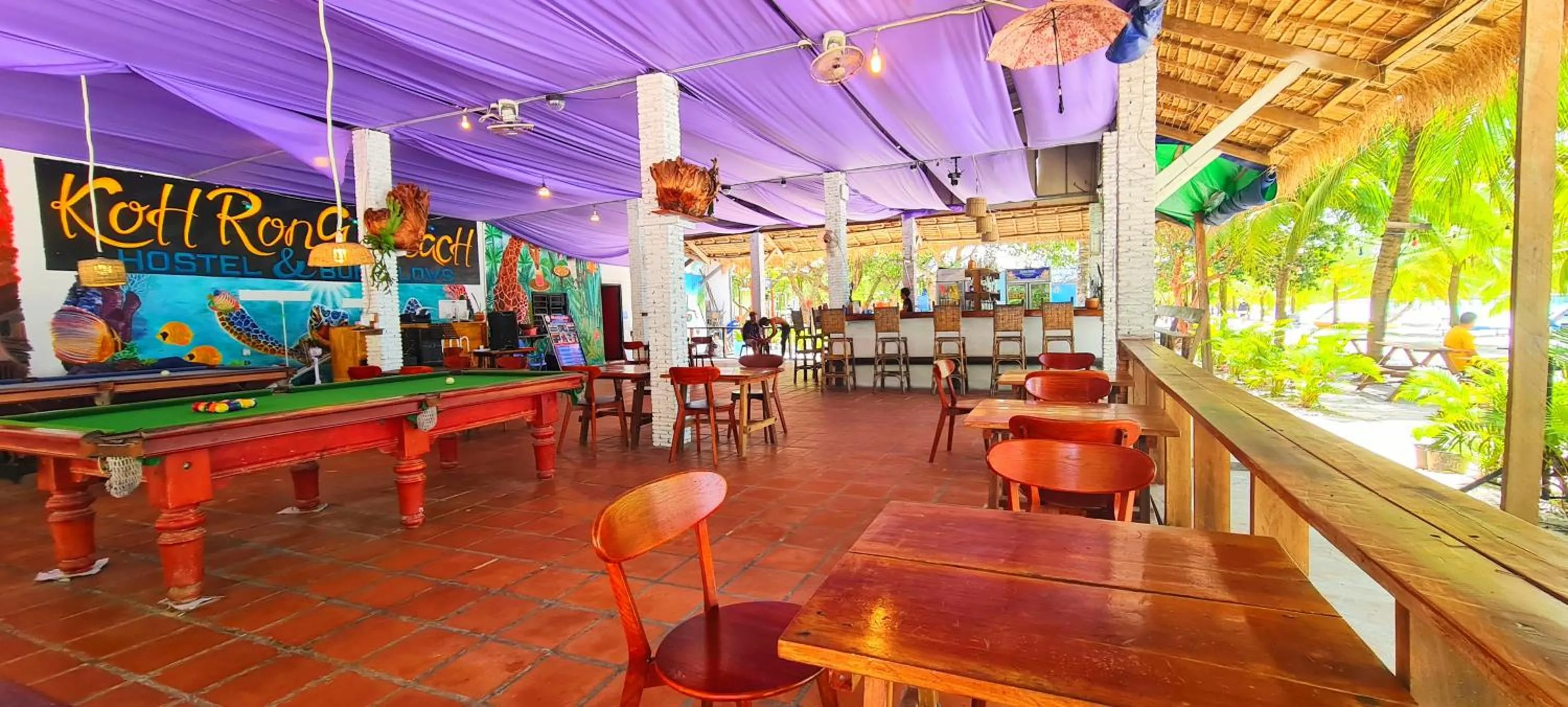 Restaurant/places to eat in Koh Rong Beach Hostel and Bungalows