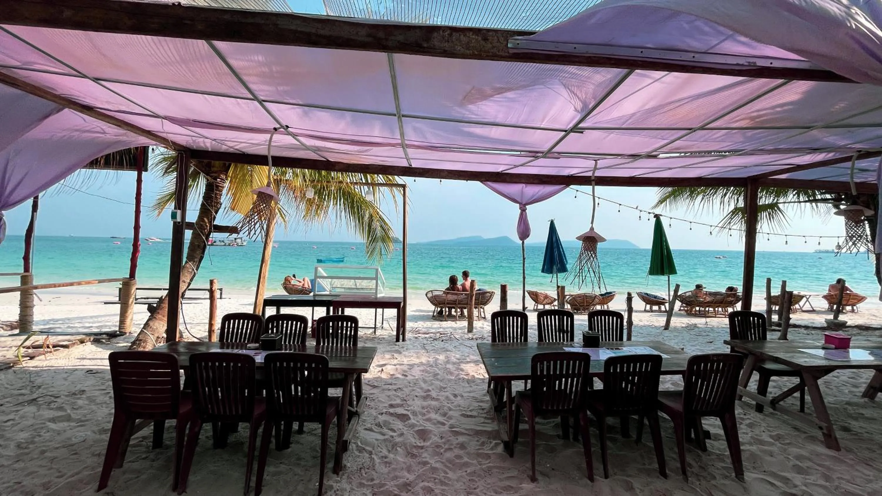 Beach in Koh Rong Beach Hostel and Bungalows