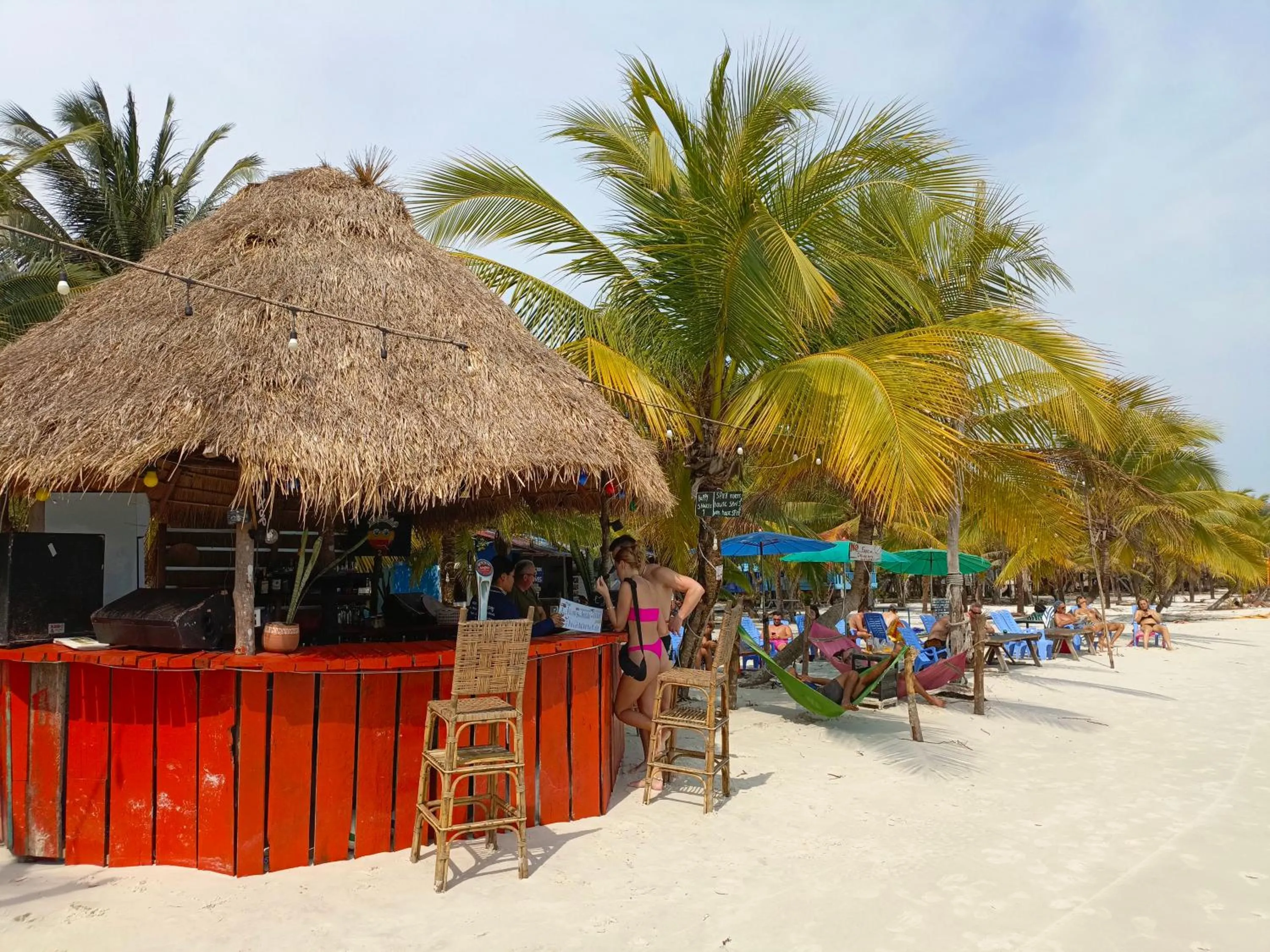 People in Koh Rong Beach Hostel and Bungalows