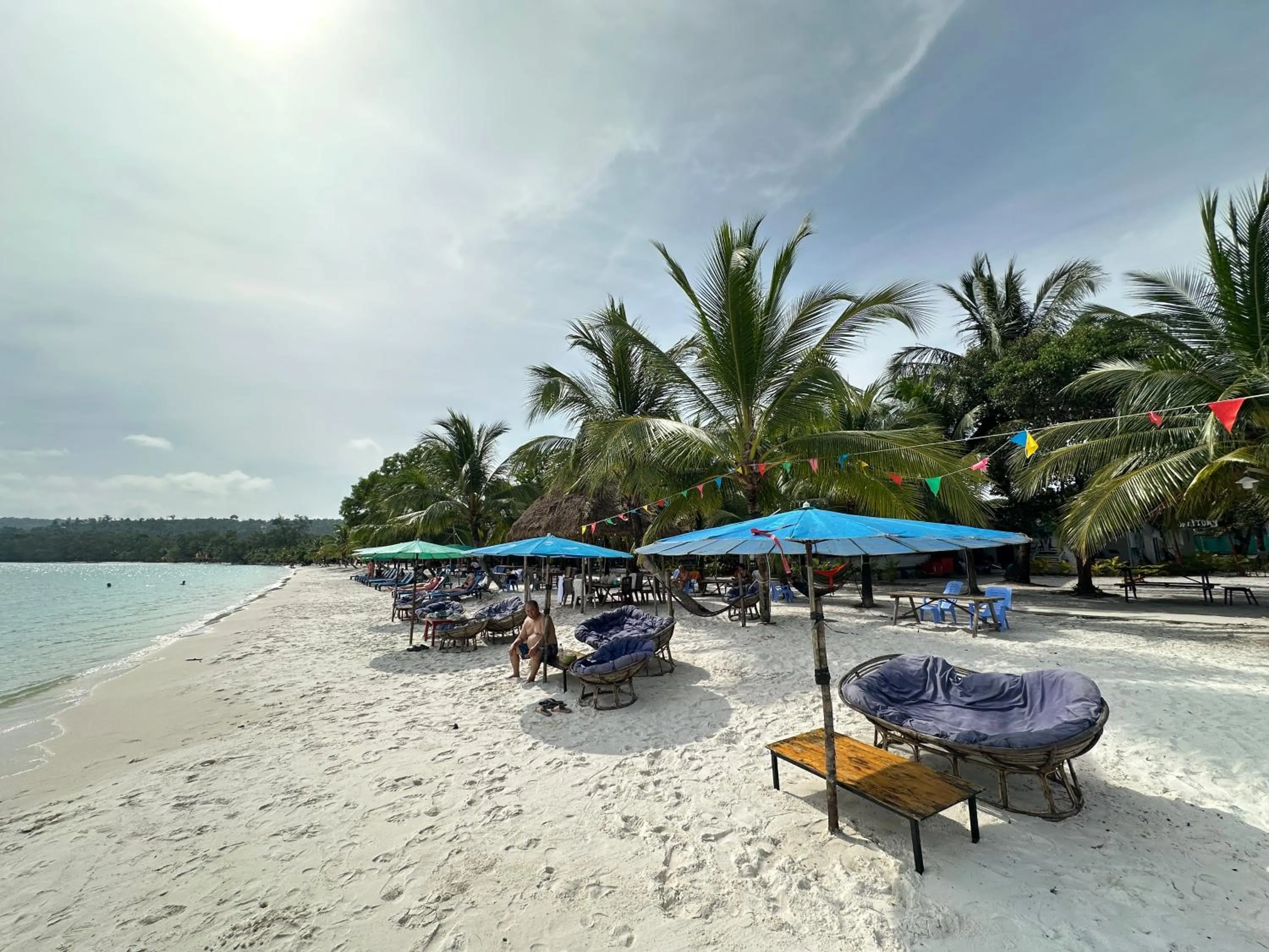 Beach in Koh Rong Beach Hostel and Bungalows