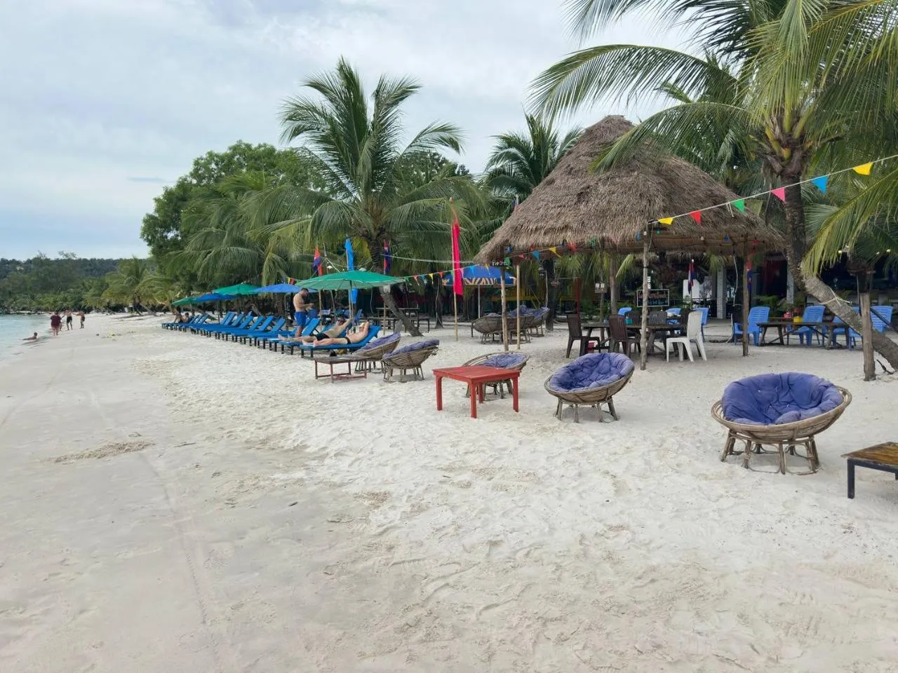 Beach in Koh Rong Beach Hostel and Bungalows