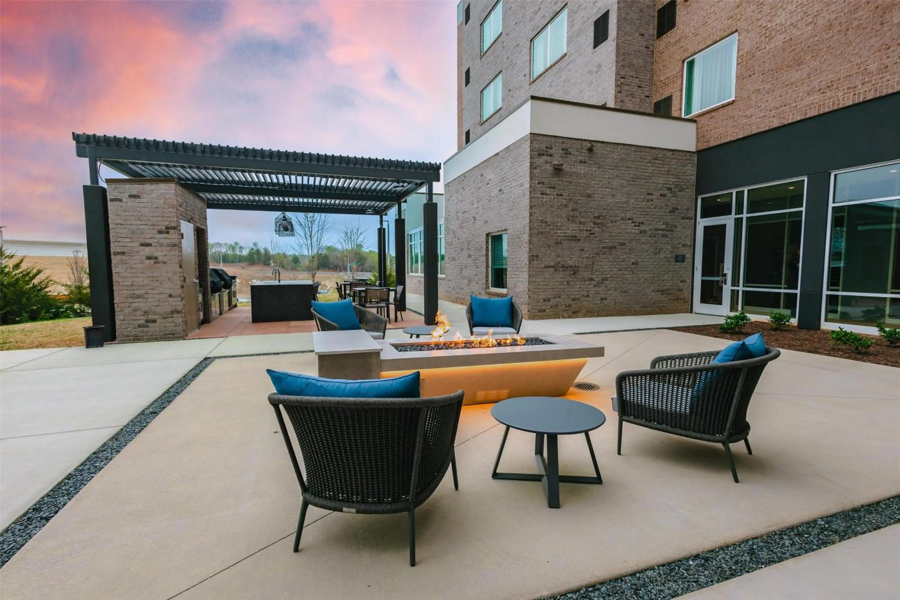 Patio in Homewood Suites By Hilton Buford Mall Of Ga