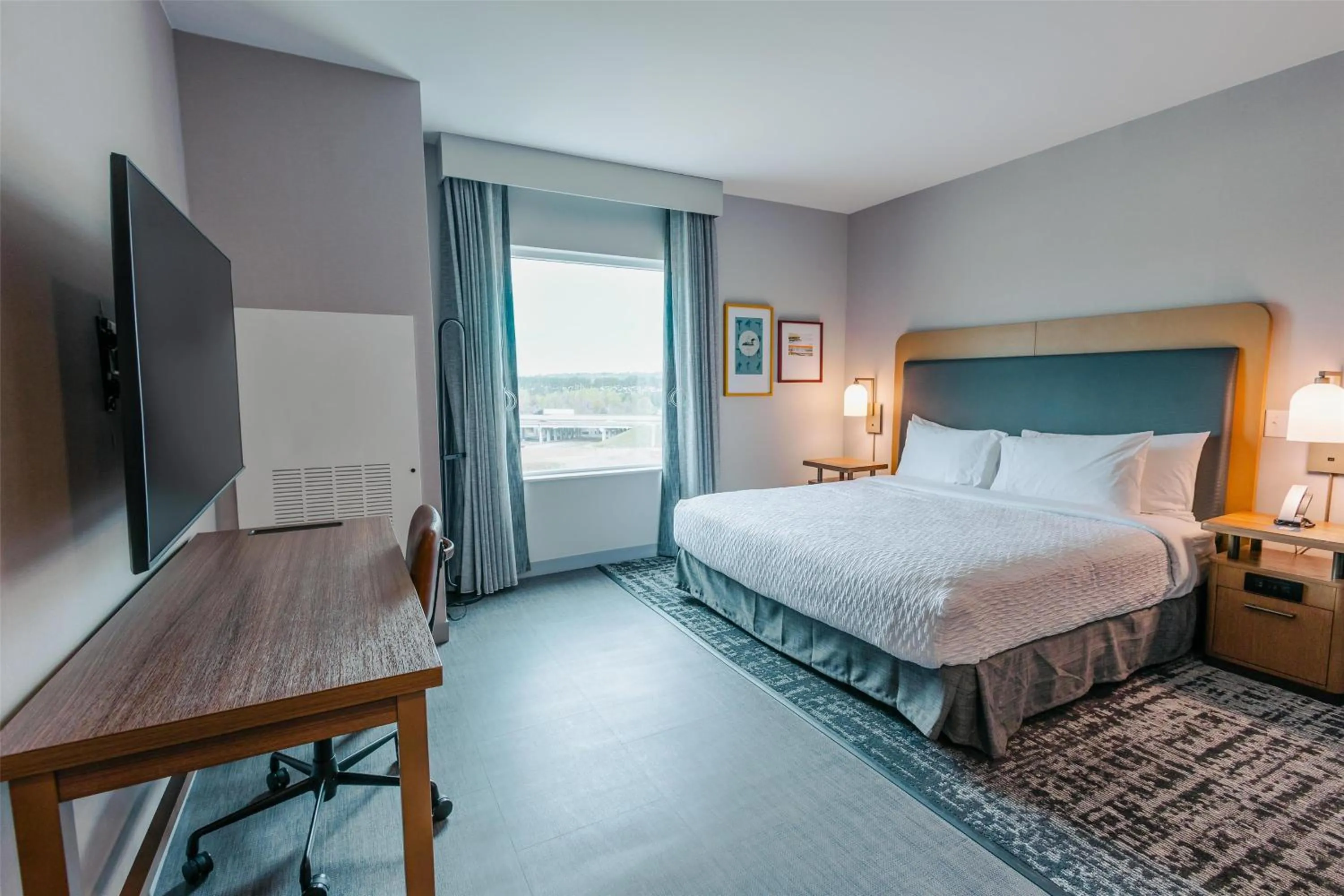 Bed in Homewood Suites By Hilton Buford Mall Of Ga