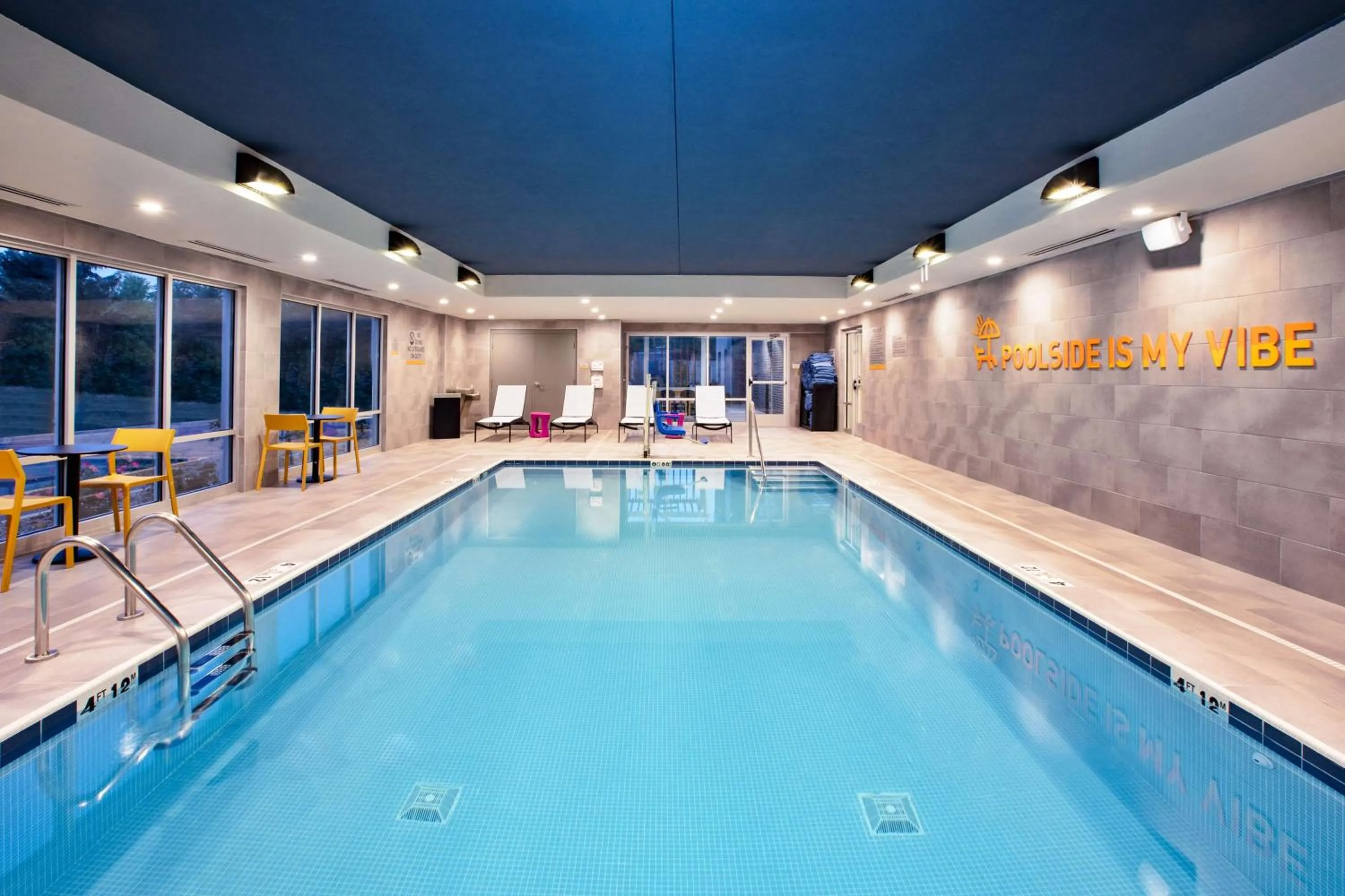 Pool view in Home2 Suites By Hilton Grand Rapids Northeast