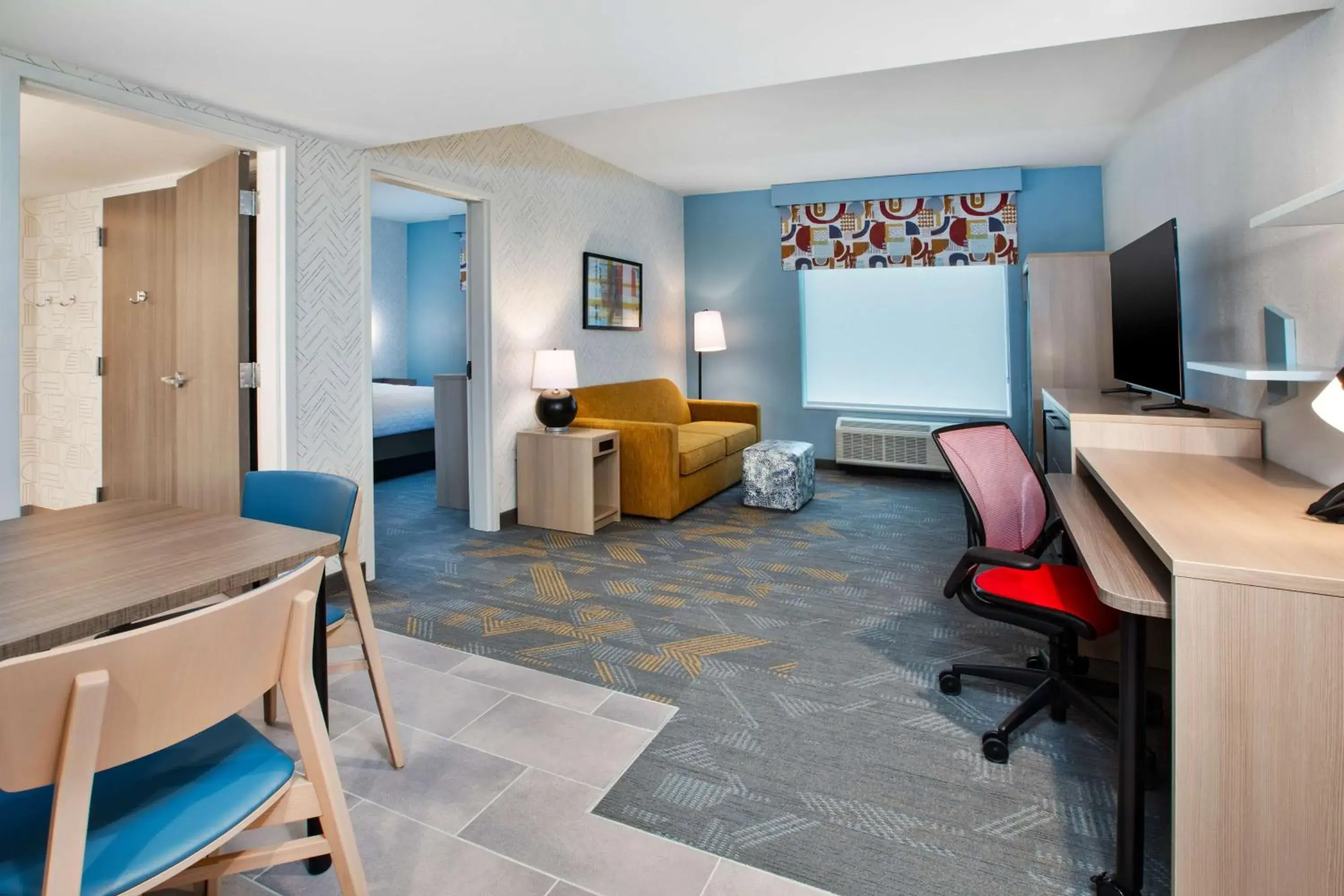 Bedroom in Home2 Suites By Hilton Grand Rapids Northeast Bedroom in Home2 Suites By Hilton Grand Rapids Northeast