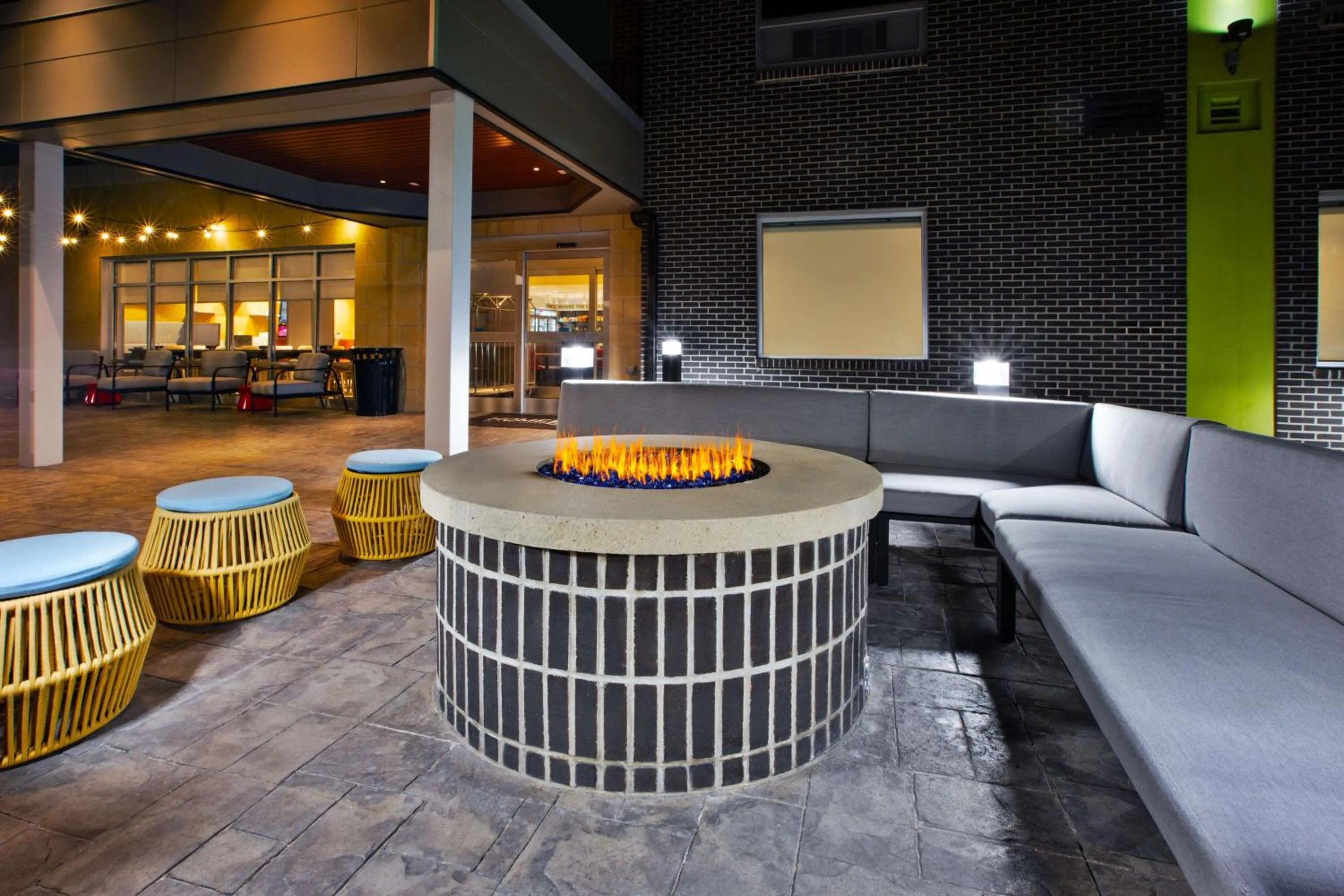 Patio in Home2 Suites By Hilton Grand Rapids Northeast