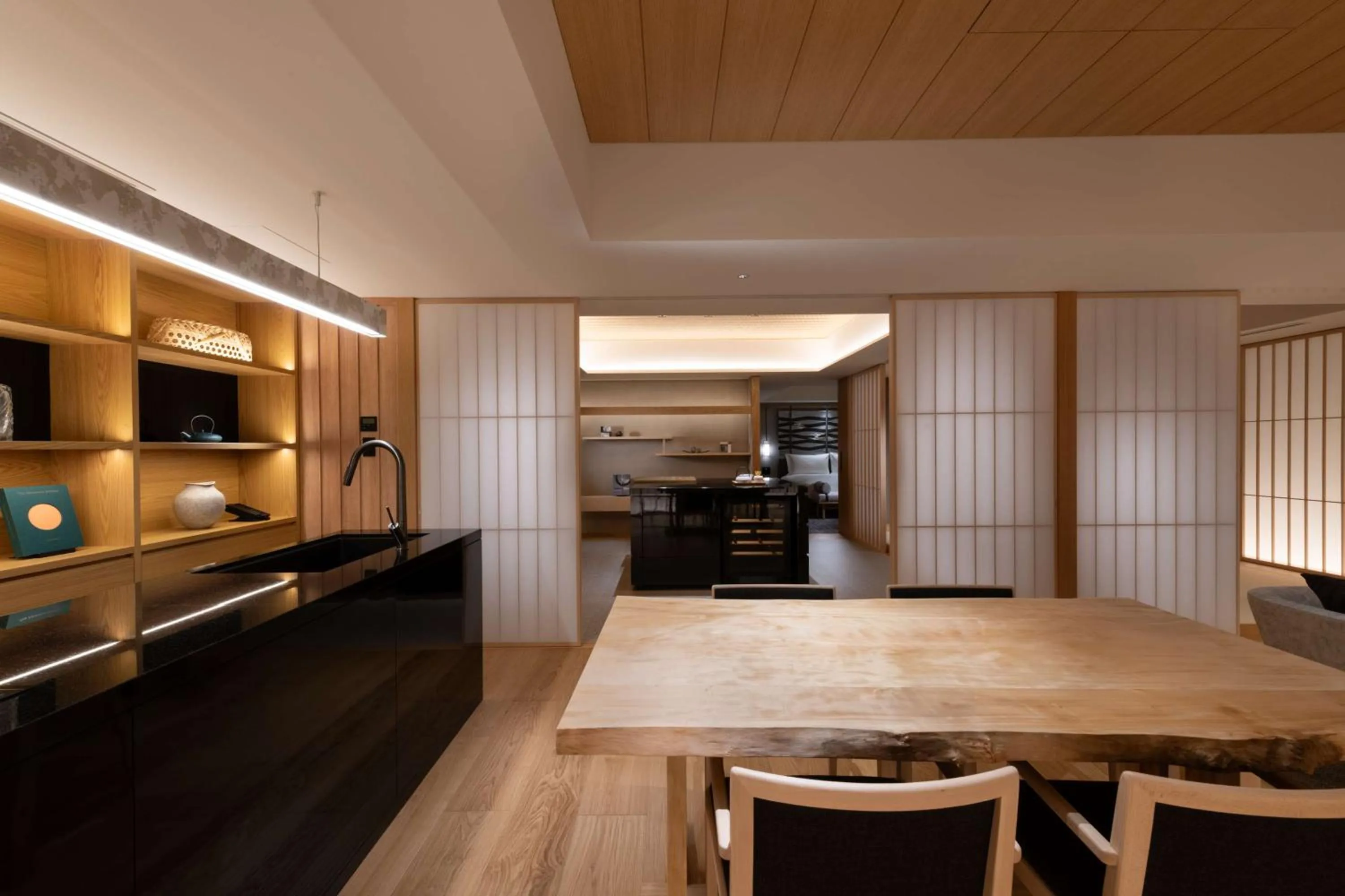 Living room in Hilton Kyoto