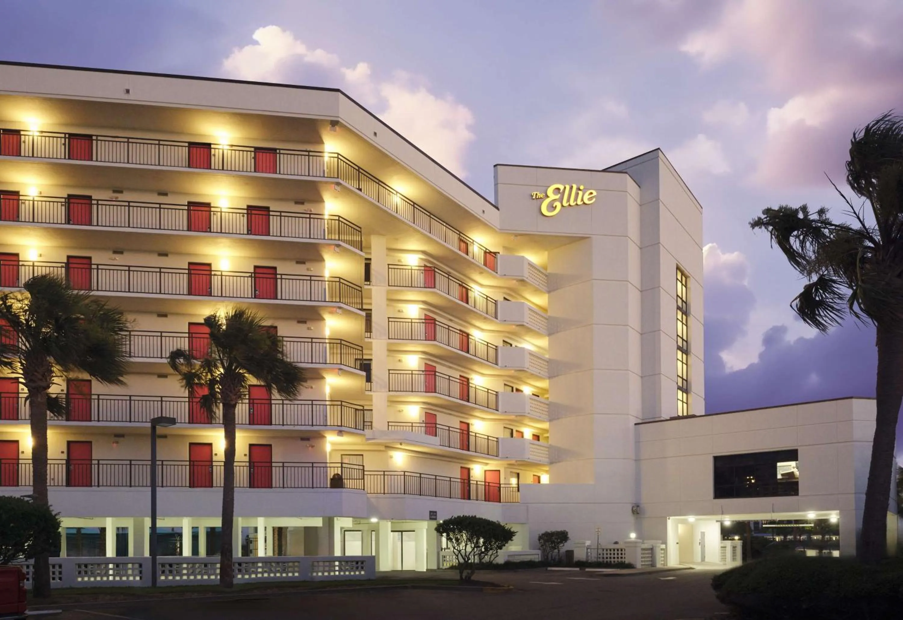 Property building in The Ellie Beach Resort Myrtle Beach, Tapestry By Hilton