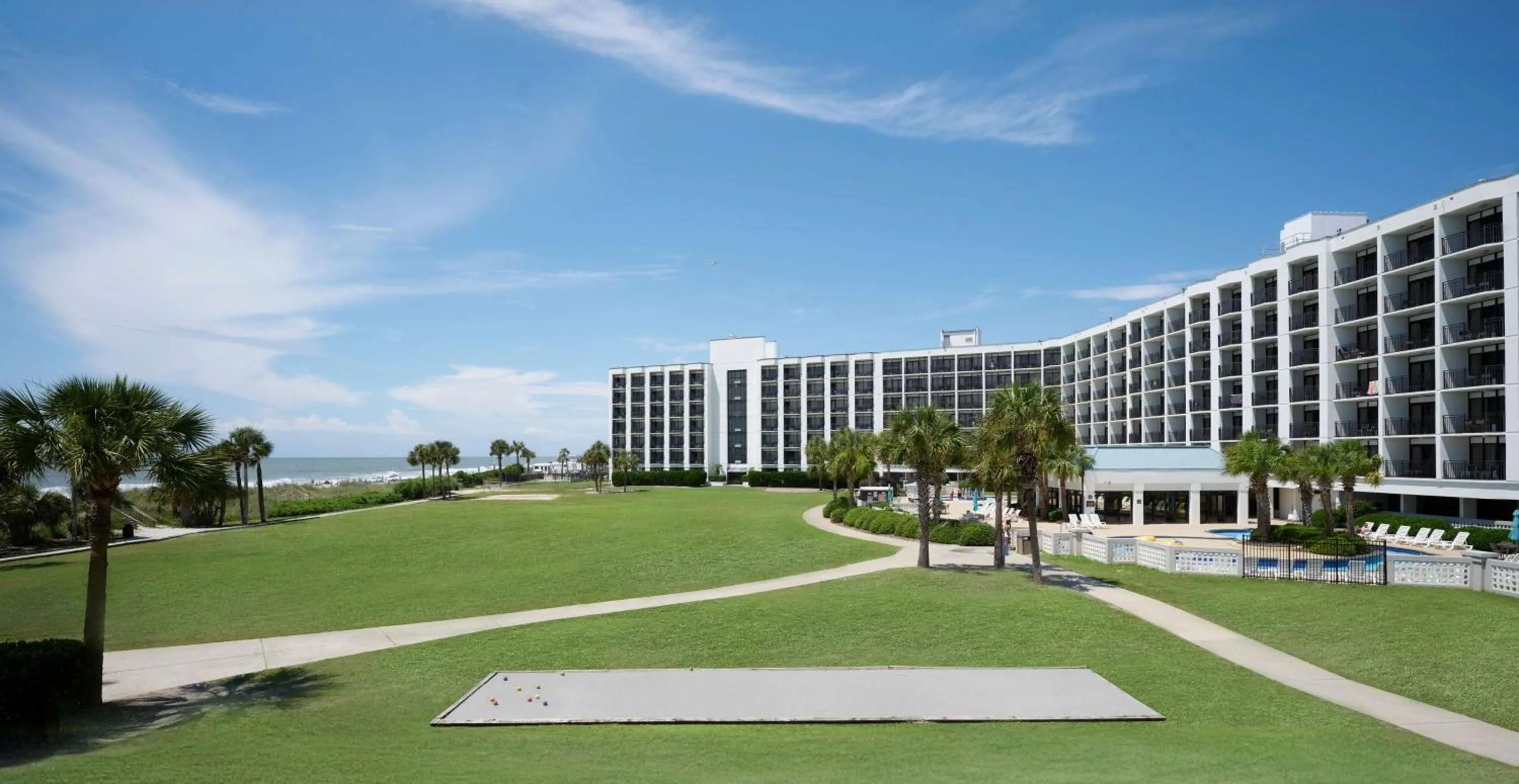 Property building in The Ellie Beach Resort Myrtle Beach, Tapestry By Hilton
