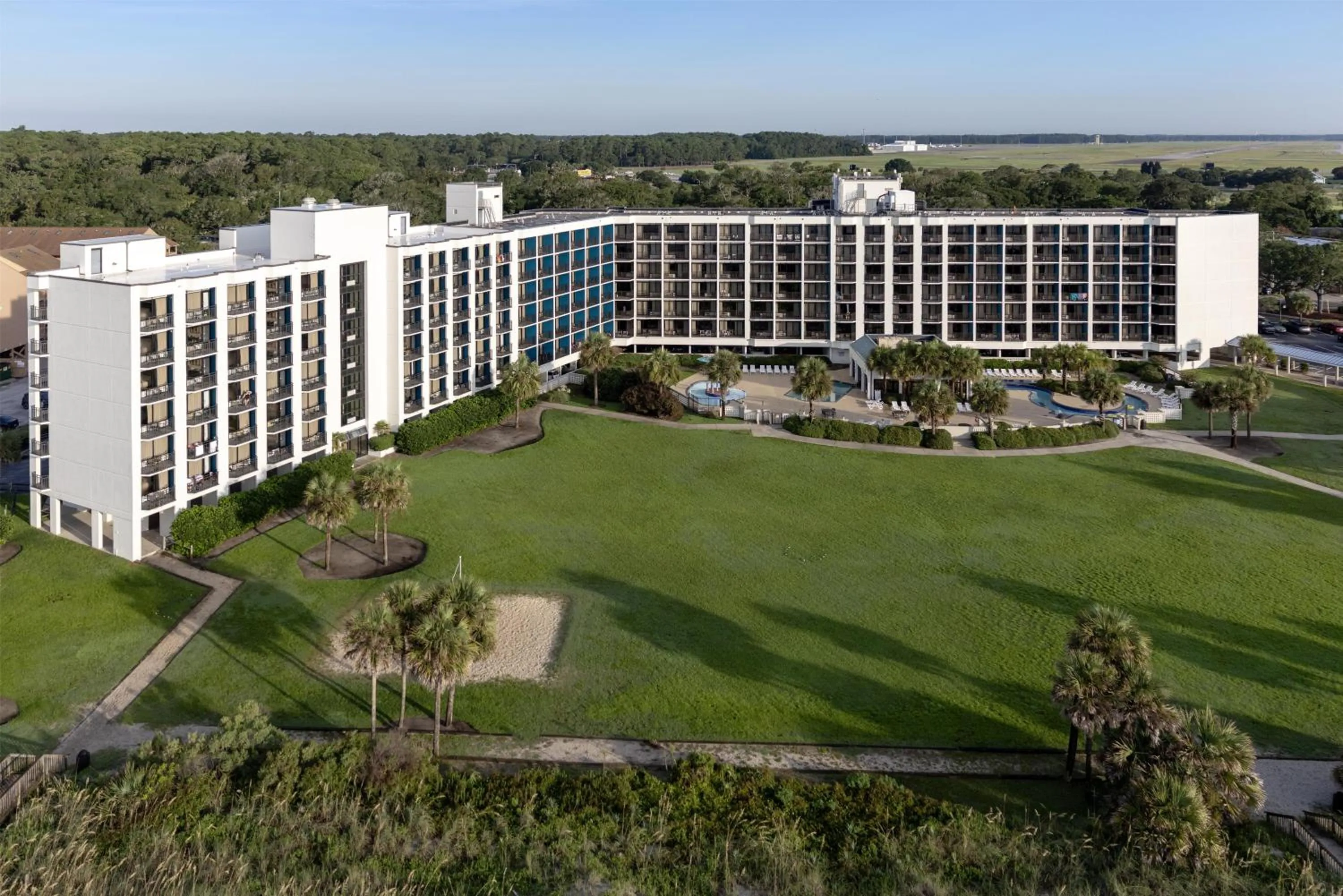 Property building in The Ellie Beach Resort Myrtle Beach, Tapestry By Hilton