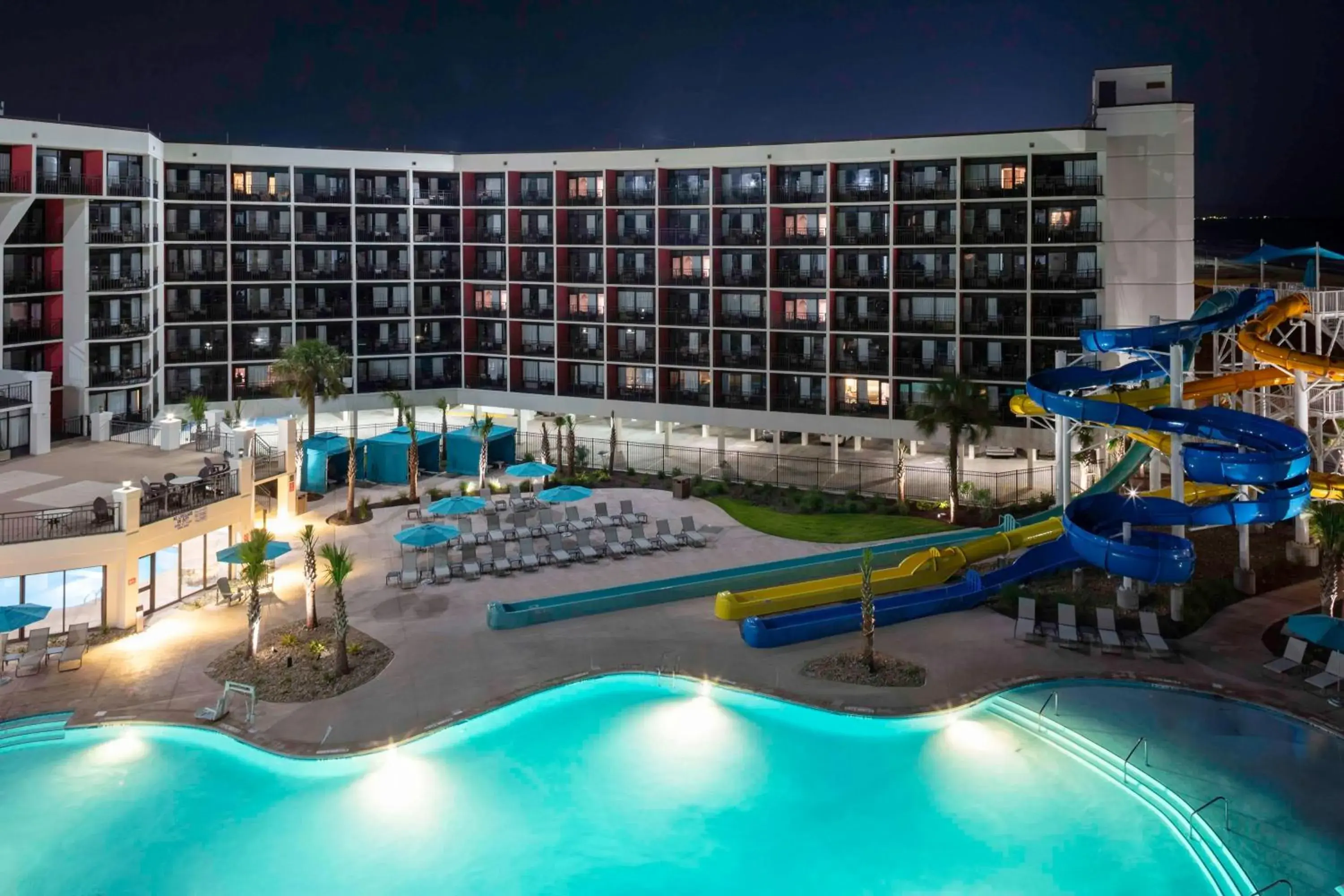 Pool view in The Ellie Beach Resort Myrtle Beach, Tapestry By Hilton Pool view in The Ellie Beach Resort Myrtle Beach, Tapestry By Hilton