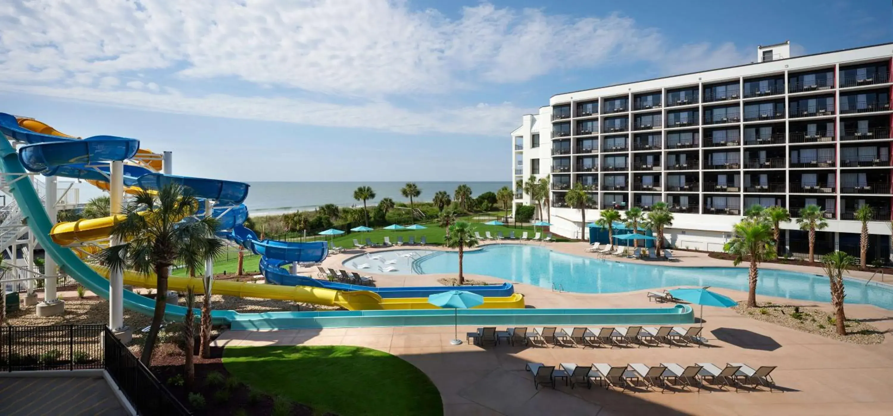 Pool view in The Ellie Beach Resort Myrtle Beach, Tapestry By Hilton Pool view in The Ellie Beach Resort Myrtle Beach, Tapestry By Hilton