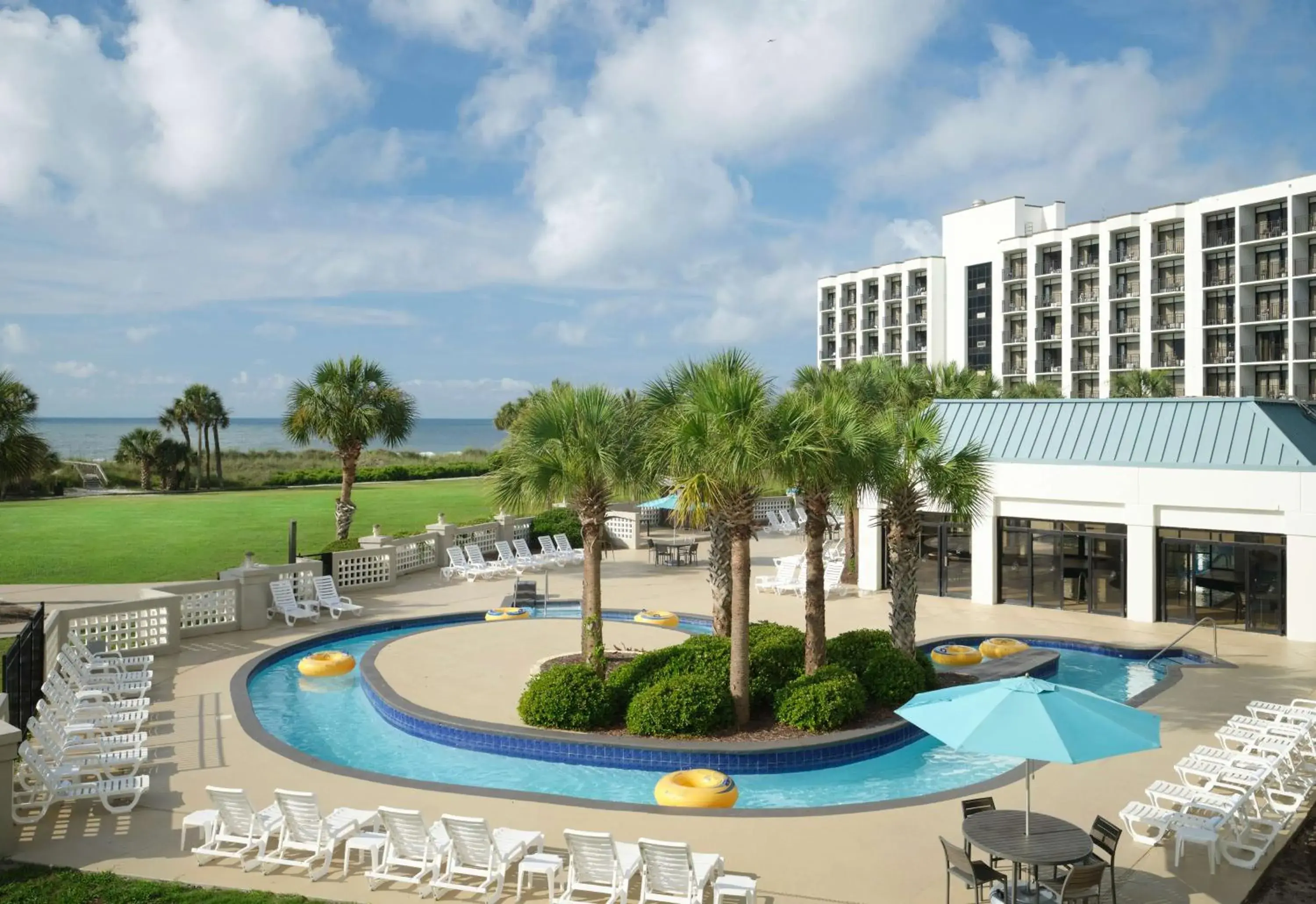 Pool view in The Ellie Beach Resort Myrtle Beach, Tapestry By Hilton Pool view in The Ellie Beach Resort Myrtle Beach, Tapestry By Hilton