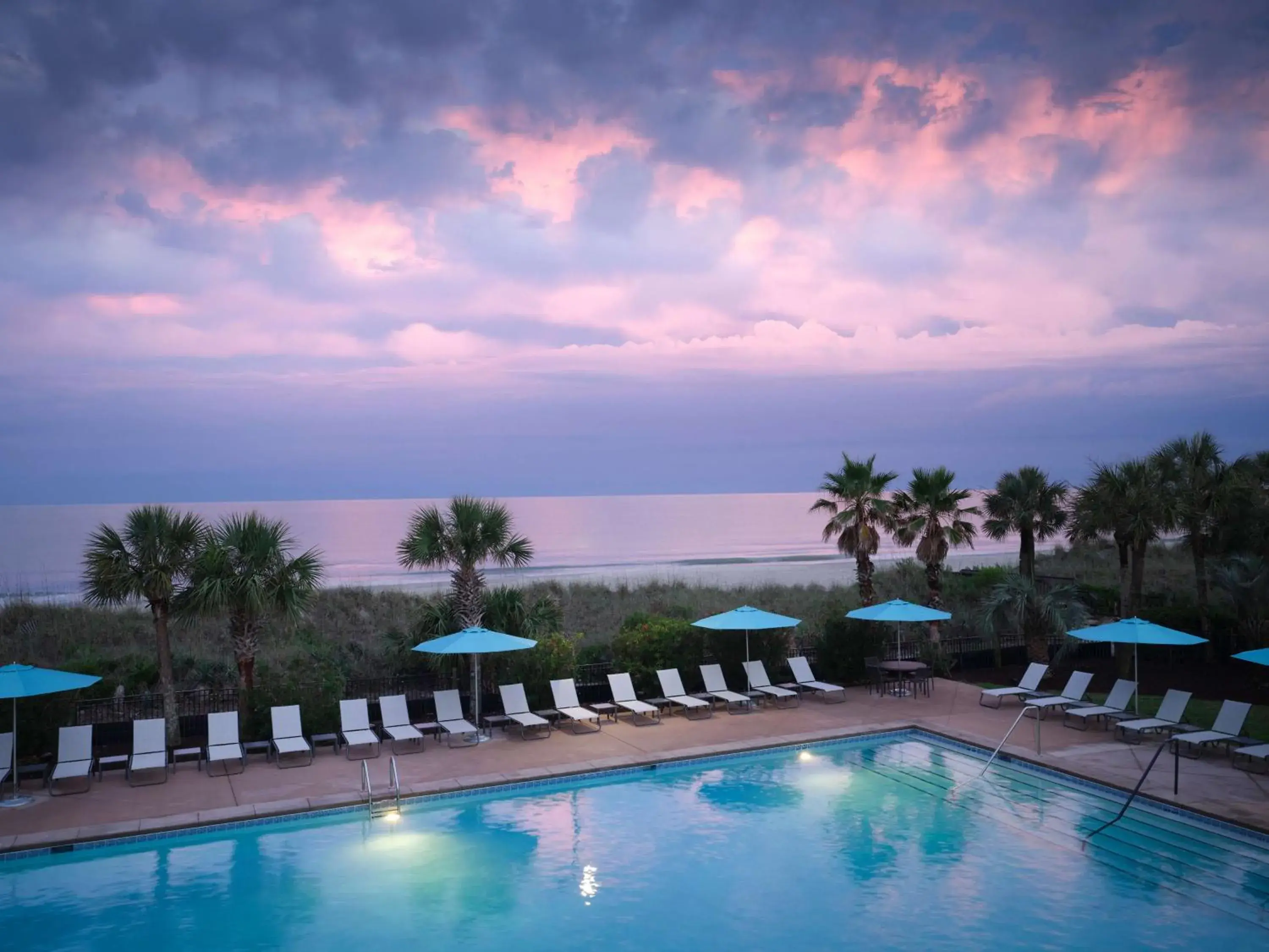 Pool view in The Ellie Beach Resort Myrtle Beach, Tapestry By Hilton Pool view in The Ellie Beach Resort Myrtle Beach, Tapestry By Hilton