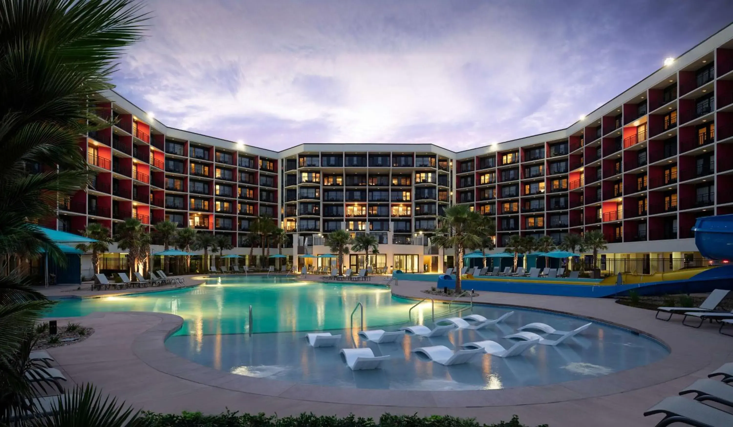 Pool view in The Ellie Beach Resort Myrtle Beach, Tapestry By Hilton Pool view in The Ellie Beach Resort Myrtle Beach, Tapestry By Hilton