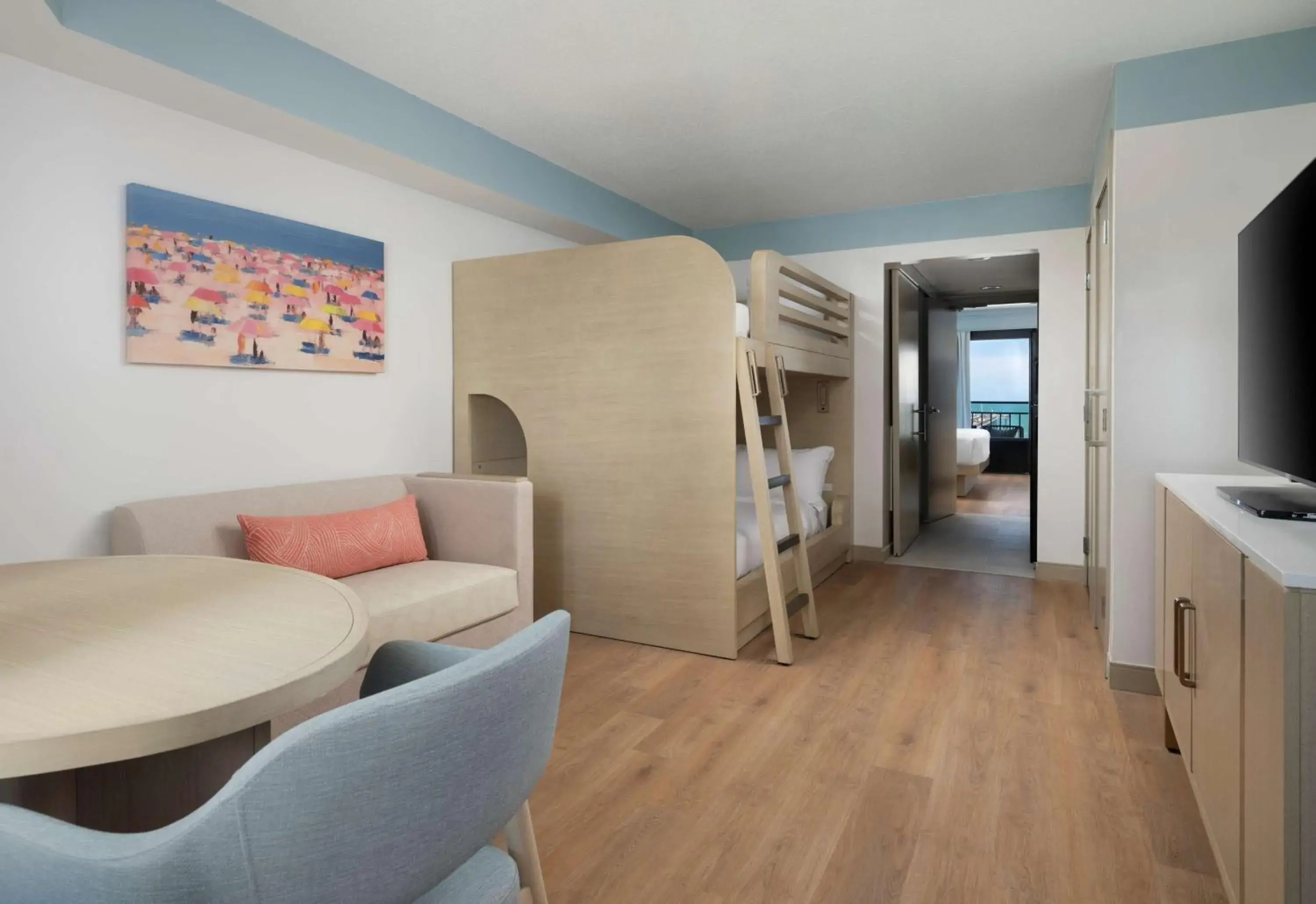 Bed in The Ellie Beach Resort Myrtle Beach, Tapestry By Hilton Bed in The Ellie Beach Resort Myrtle Beach, Tapestry By Hilton