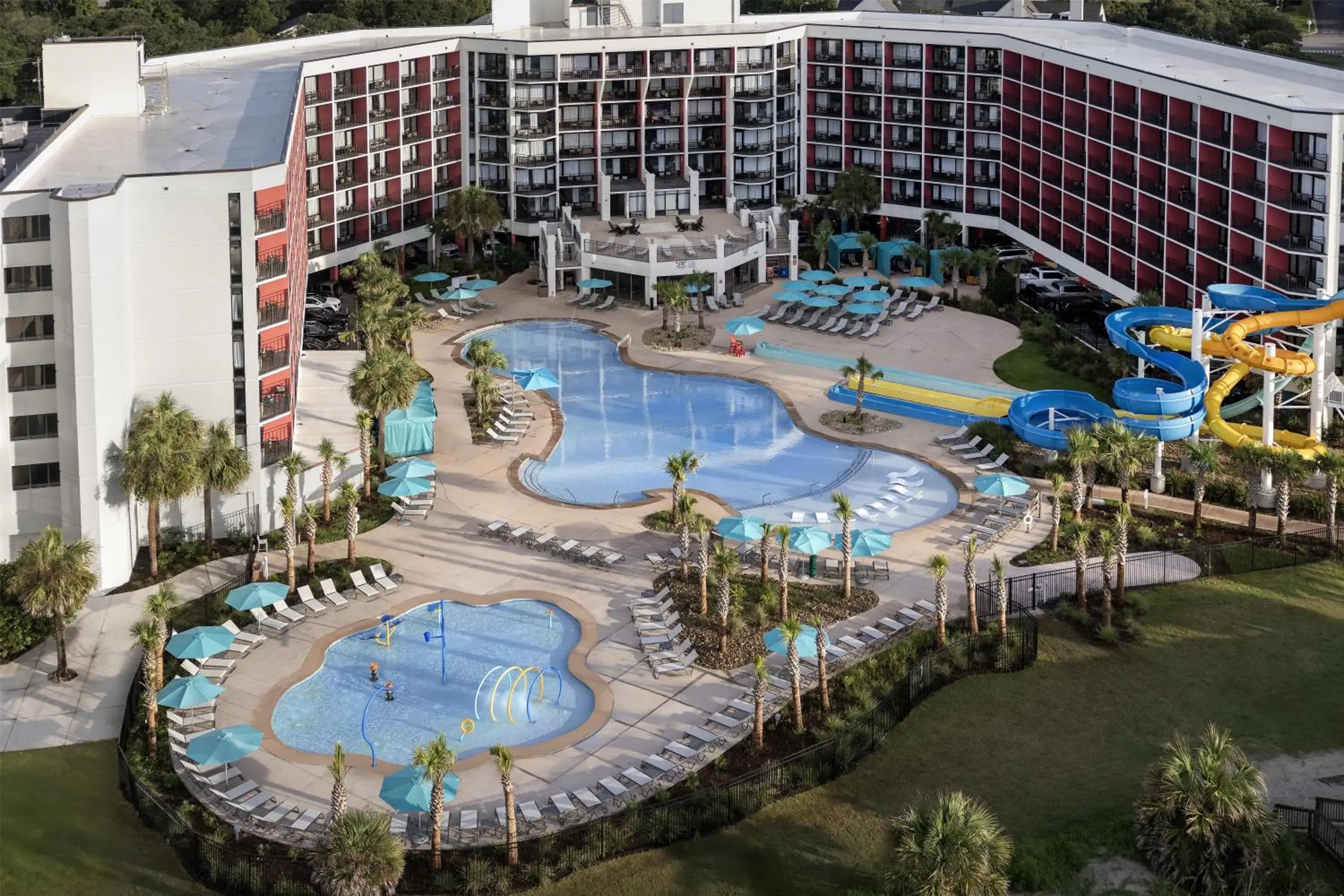 Pool view in The Ellie Beach Resort Myrtle Beach, Tapestry By Hilton Pool view in The Ellie Beach Resort Myrtle Beach, Tapestry By Hilton