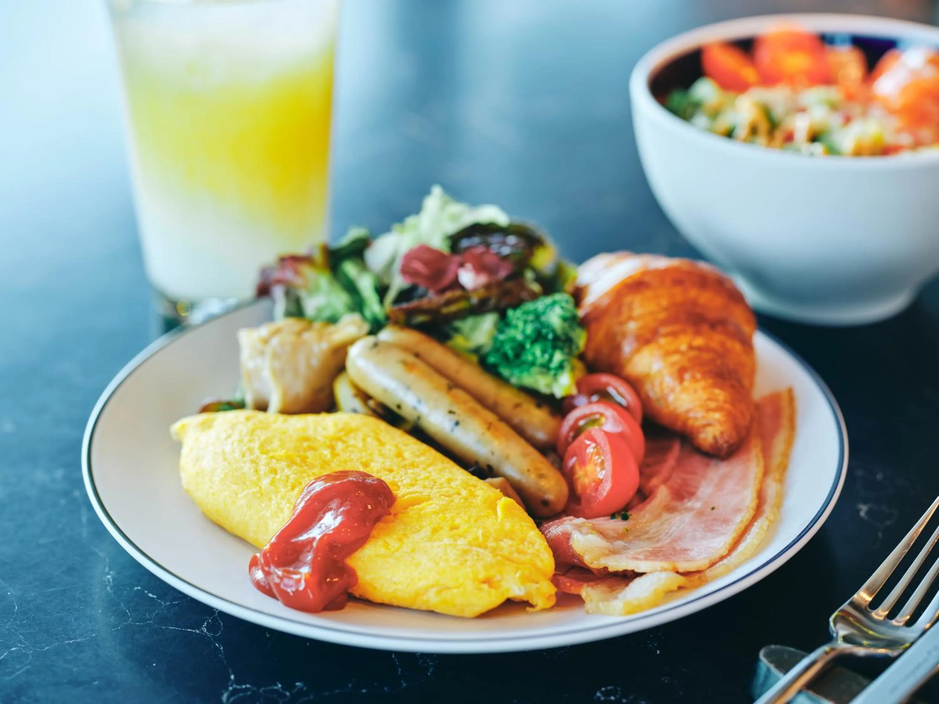 Food and drinks in Canopy By Hilton Osaka Umeda