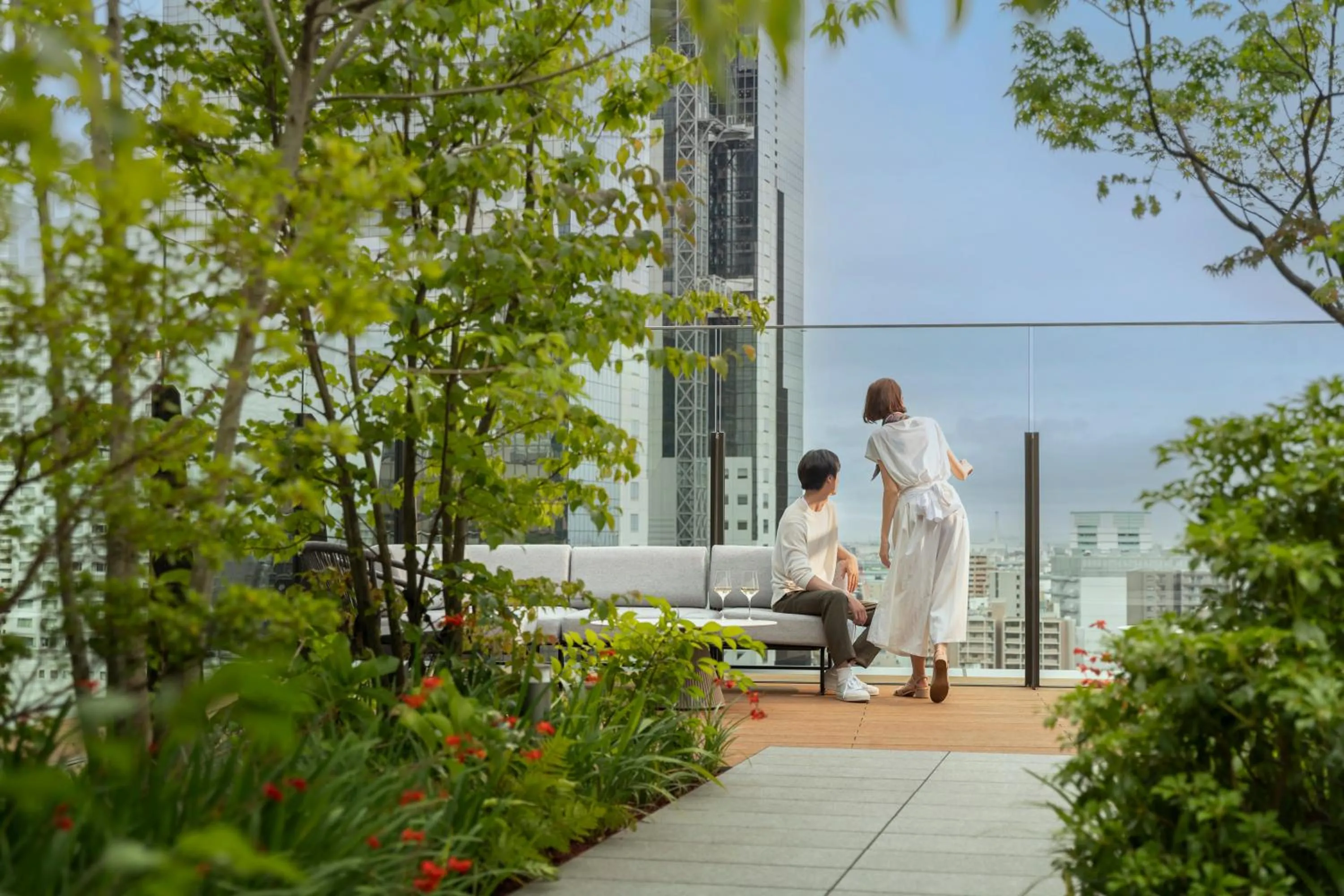 Balcony/Terrace in Canopy By Hilton Osaka Umeda