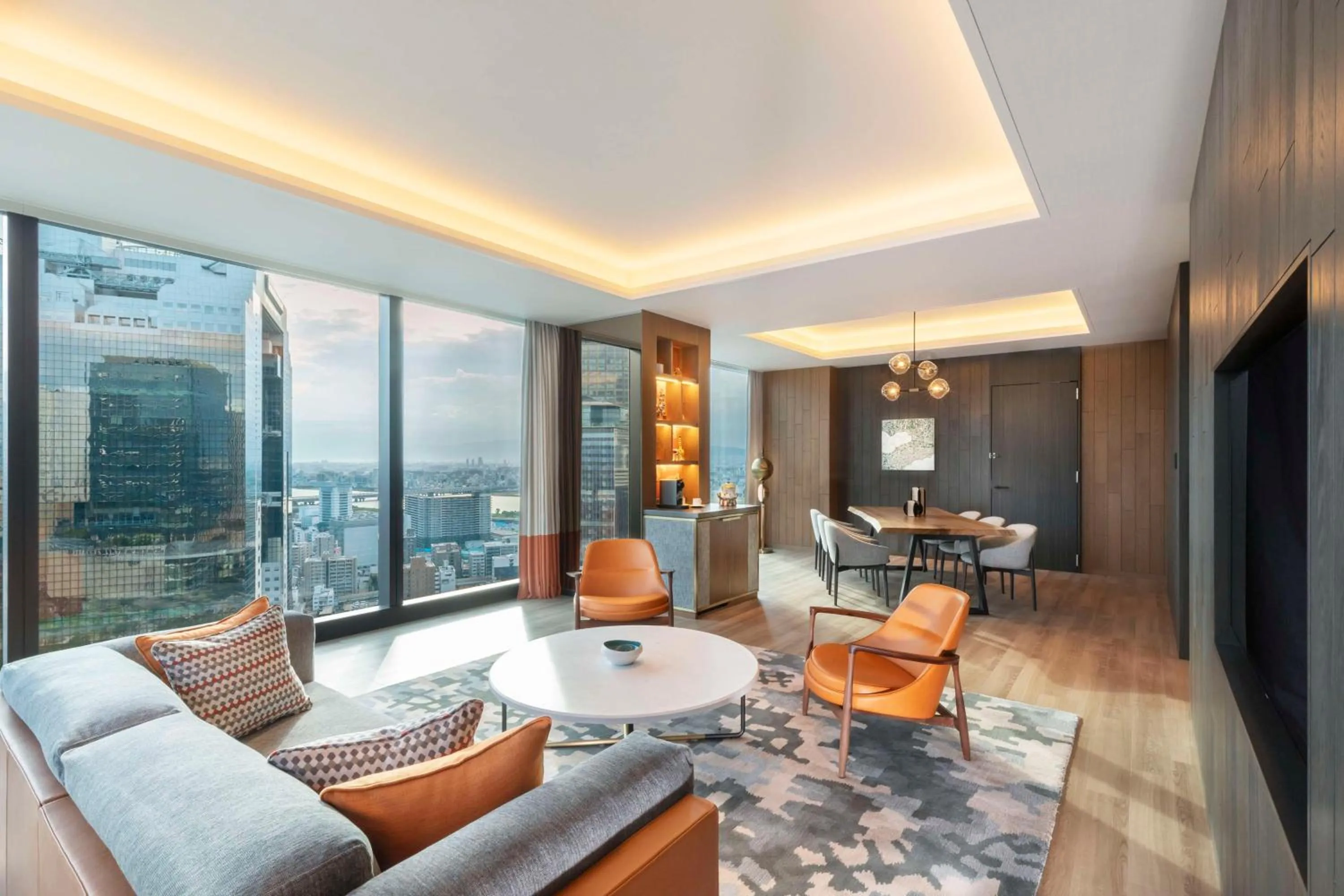 Living room in Canopy By Hilton Osaka Umeda