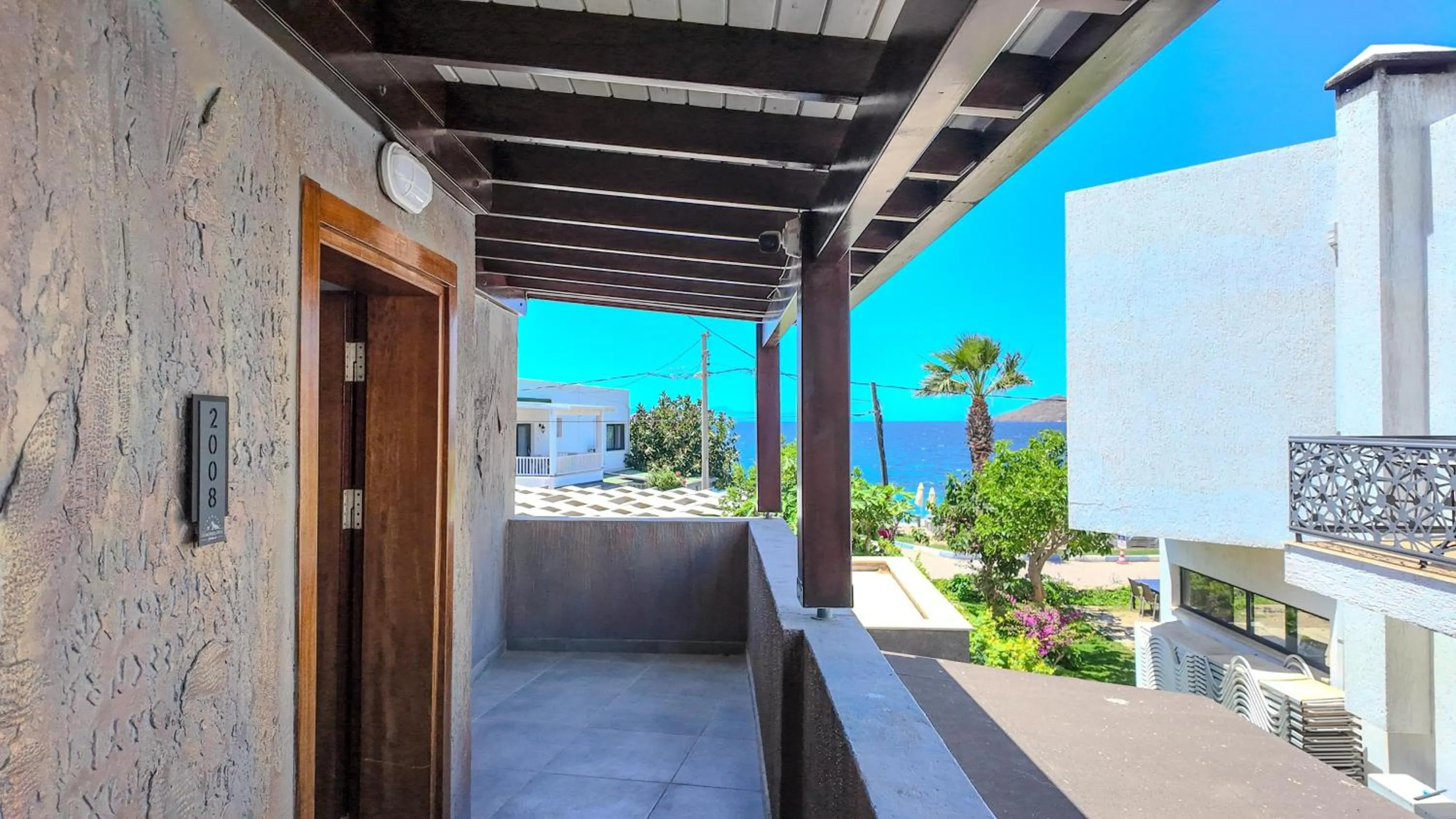 Balcony/Terrace in Lizbonia Hotels Bodrum