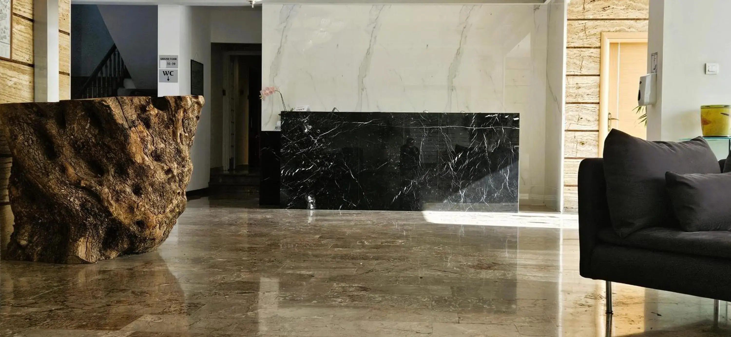 Lobby or reception in Olympic Village Hotel & SPA Lobby or reception in Olympic Village Hotel & SPA