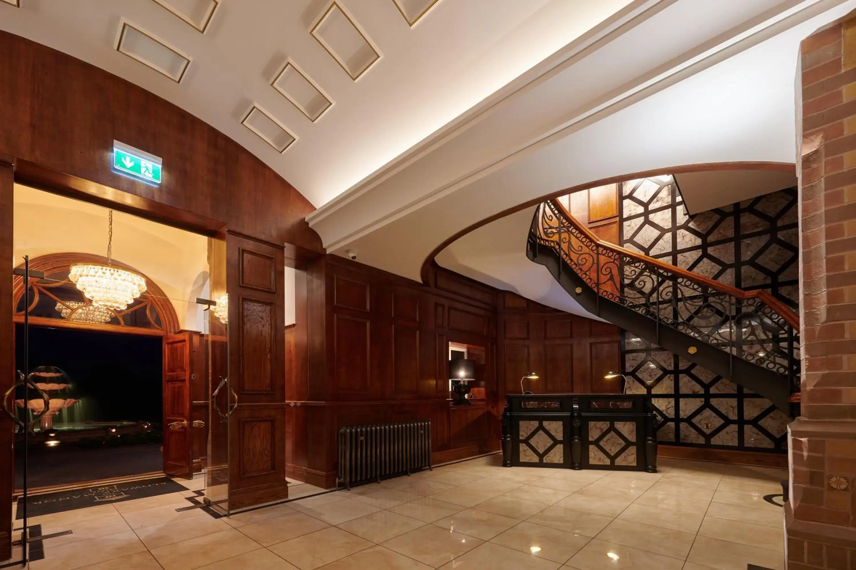 Lobby or reception in Aldwark Manor Estate Lobby or reception in Aldwark Manor Estate