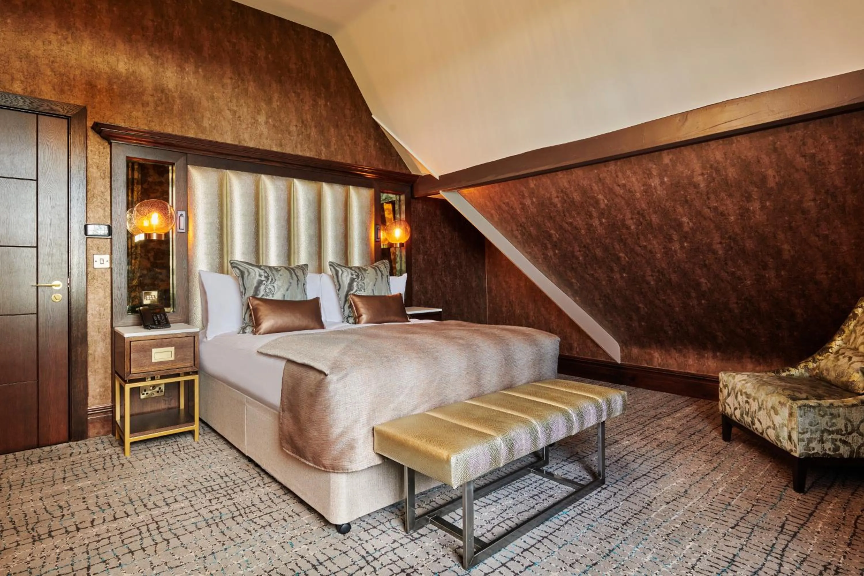 Bed in Aldwark Manor Estate