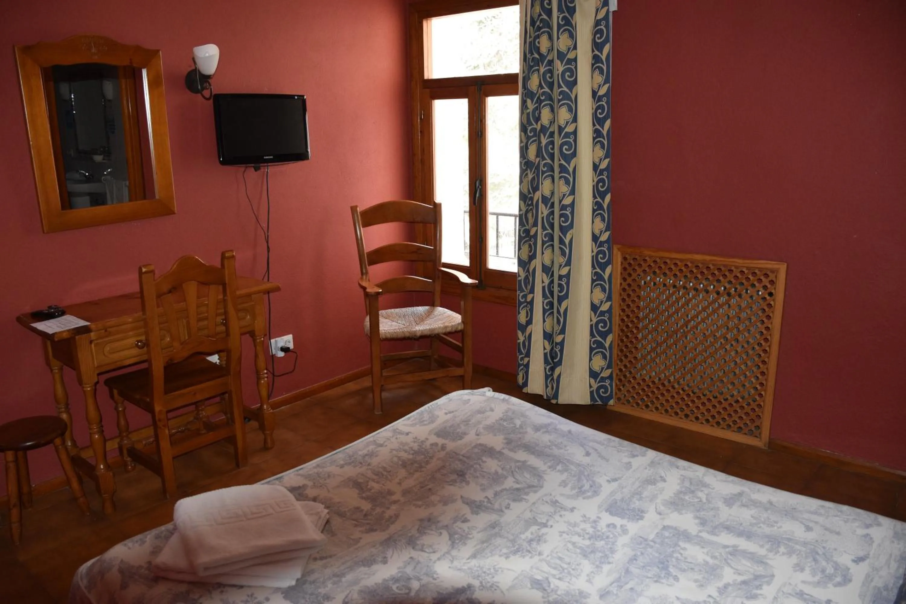 Bed in Hotel El Refugio de Juanar