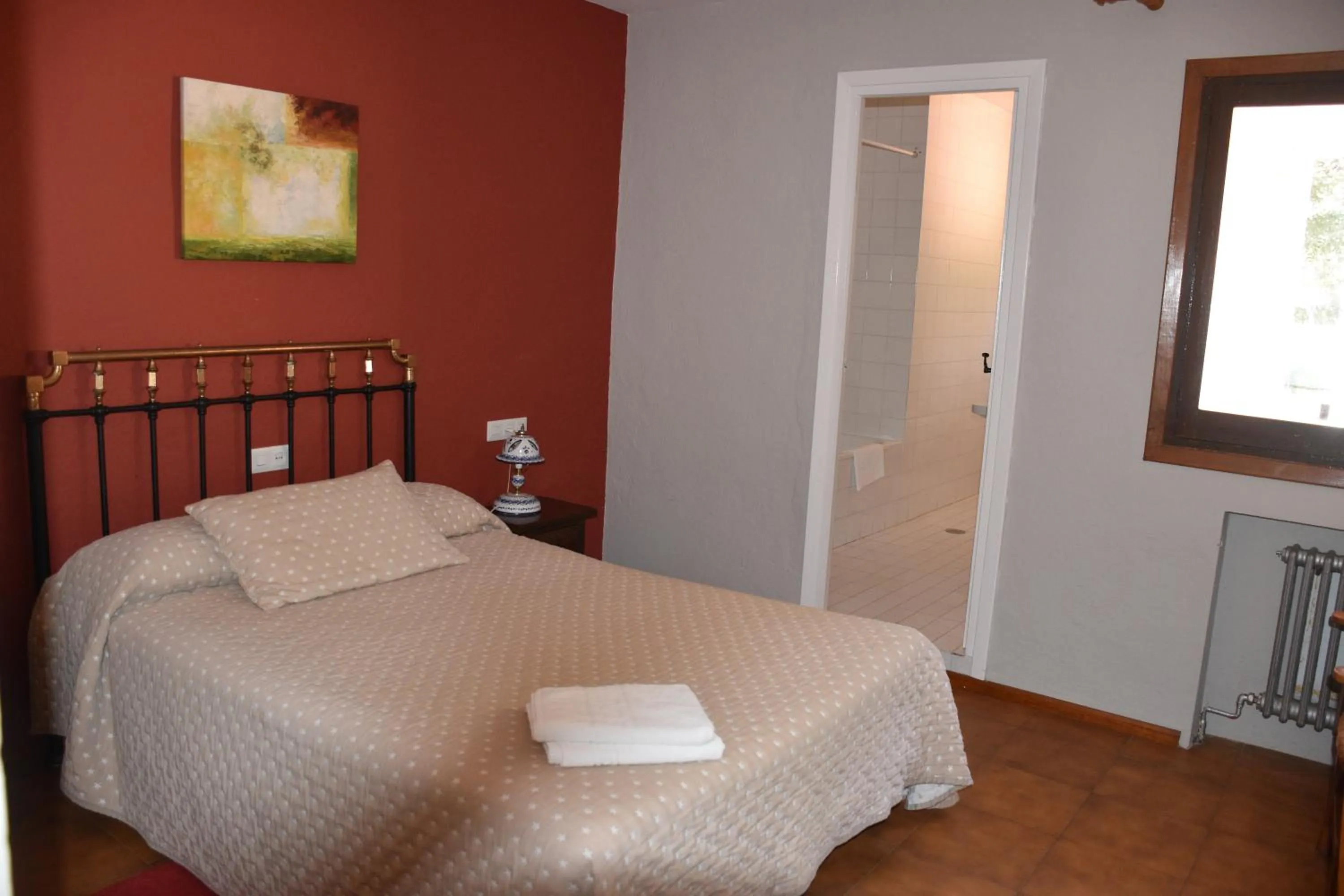 Bed in Hotel El Refugio de Juanar