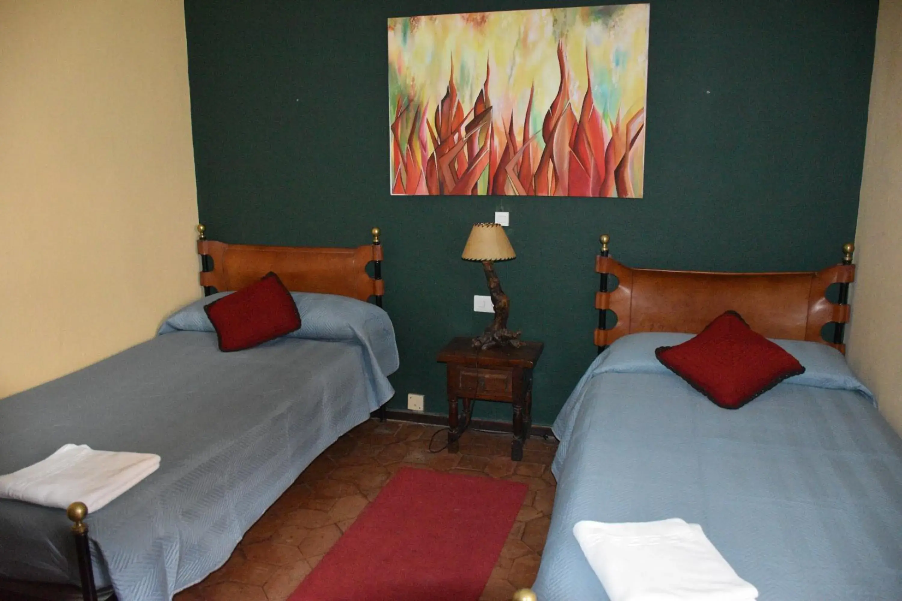 Twin Room in Hotel El Refugio de Juanar Twin Room in Hotel El Refugio de Juanar