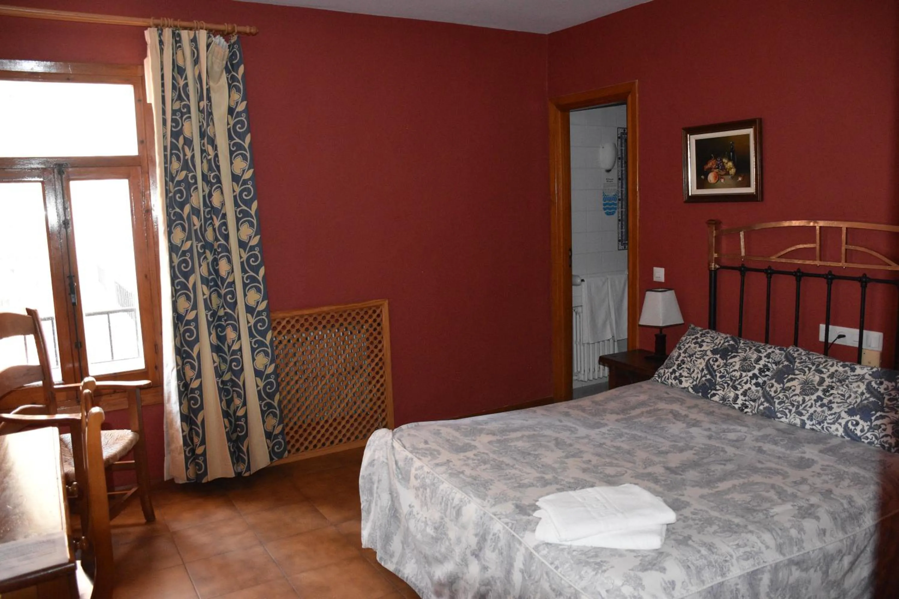 Bed in Hotel El Refugio de Juanar