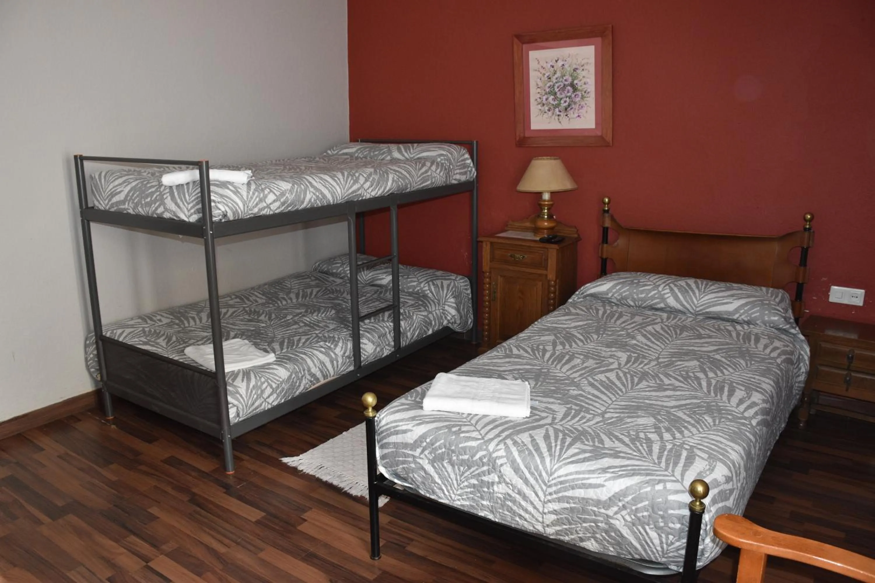 Bed in Hotel El Refugio de Juanar