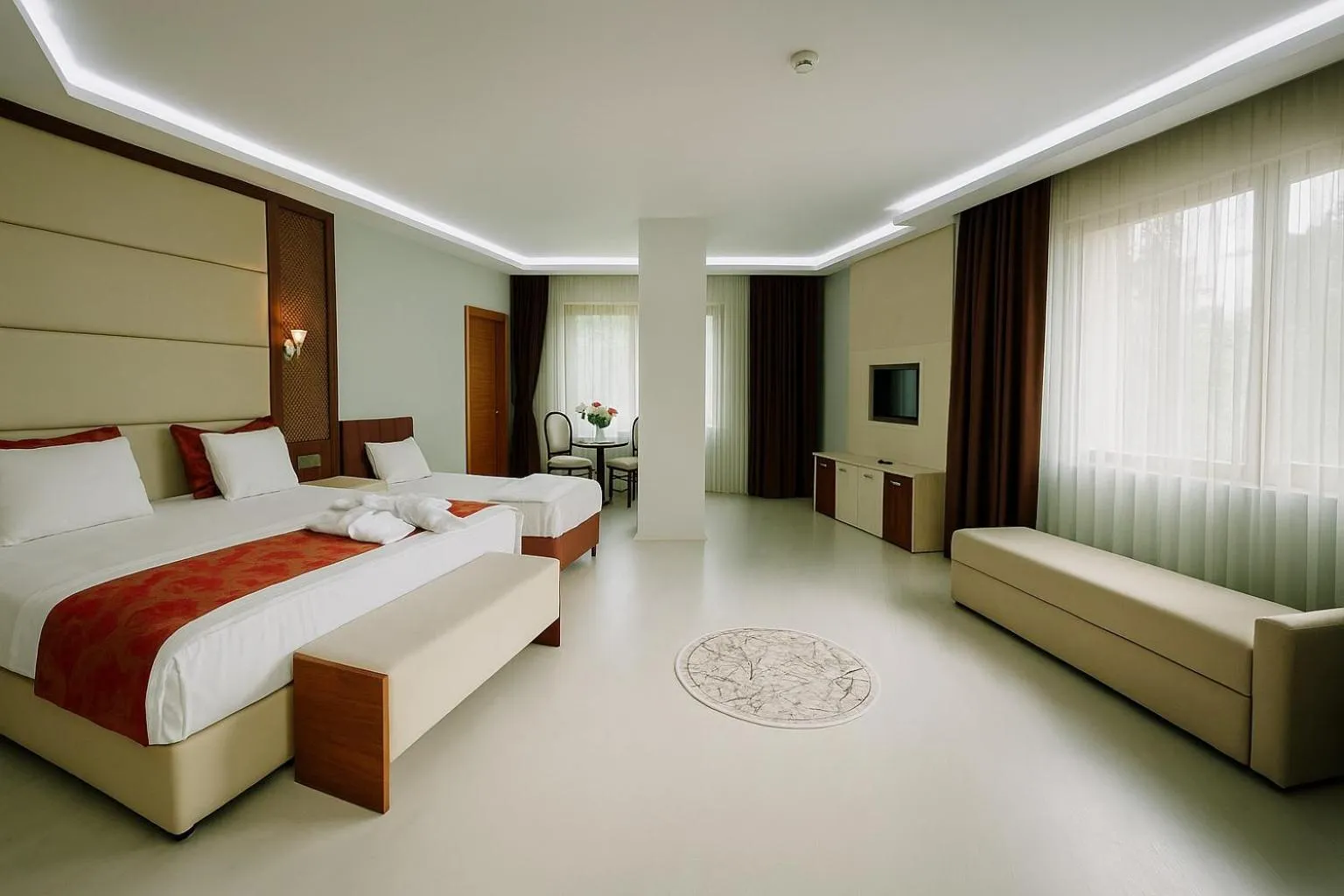 Family, Bed in Cevaher Hotel & Suıtes