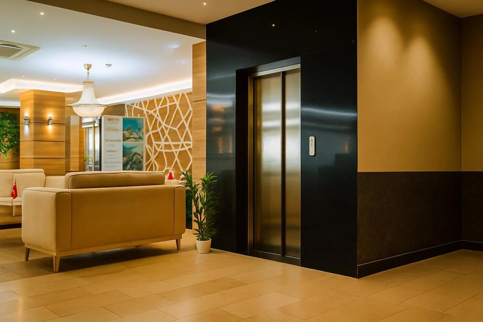 elevator in Cevaher Hotel & Suıtes