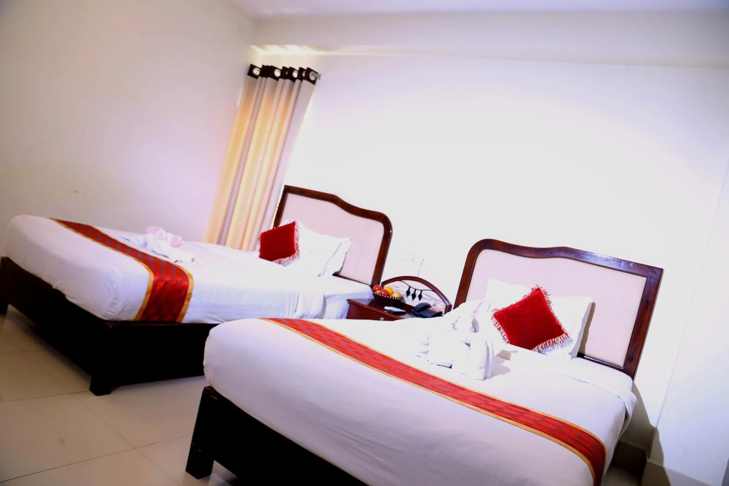 Bed in Panshi Inn Sylhet